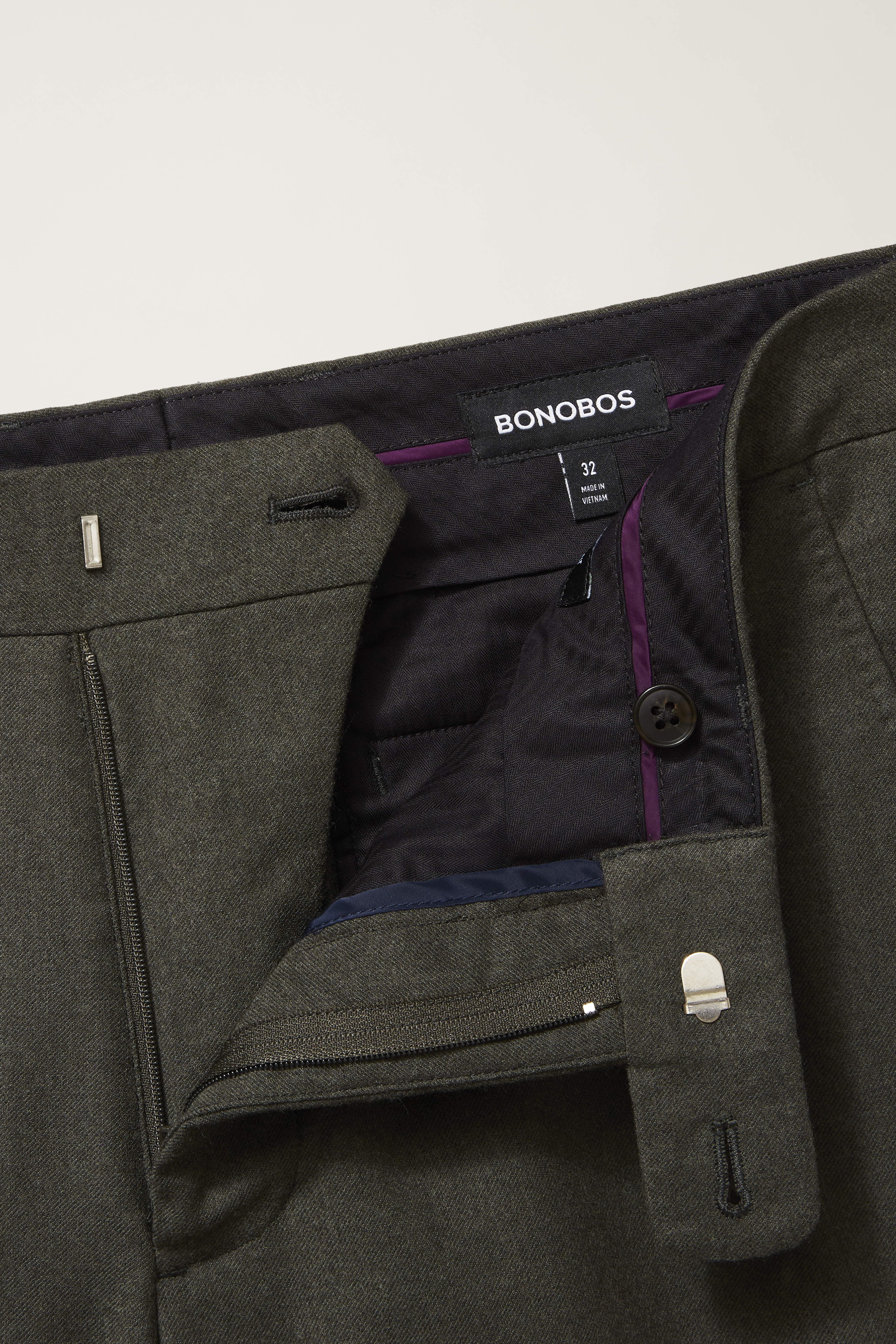 Italian Stretch Wool Flannel Suit Pants | Bonobos