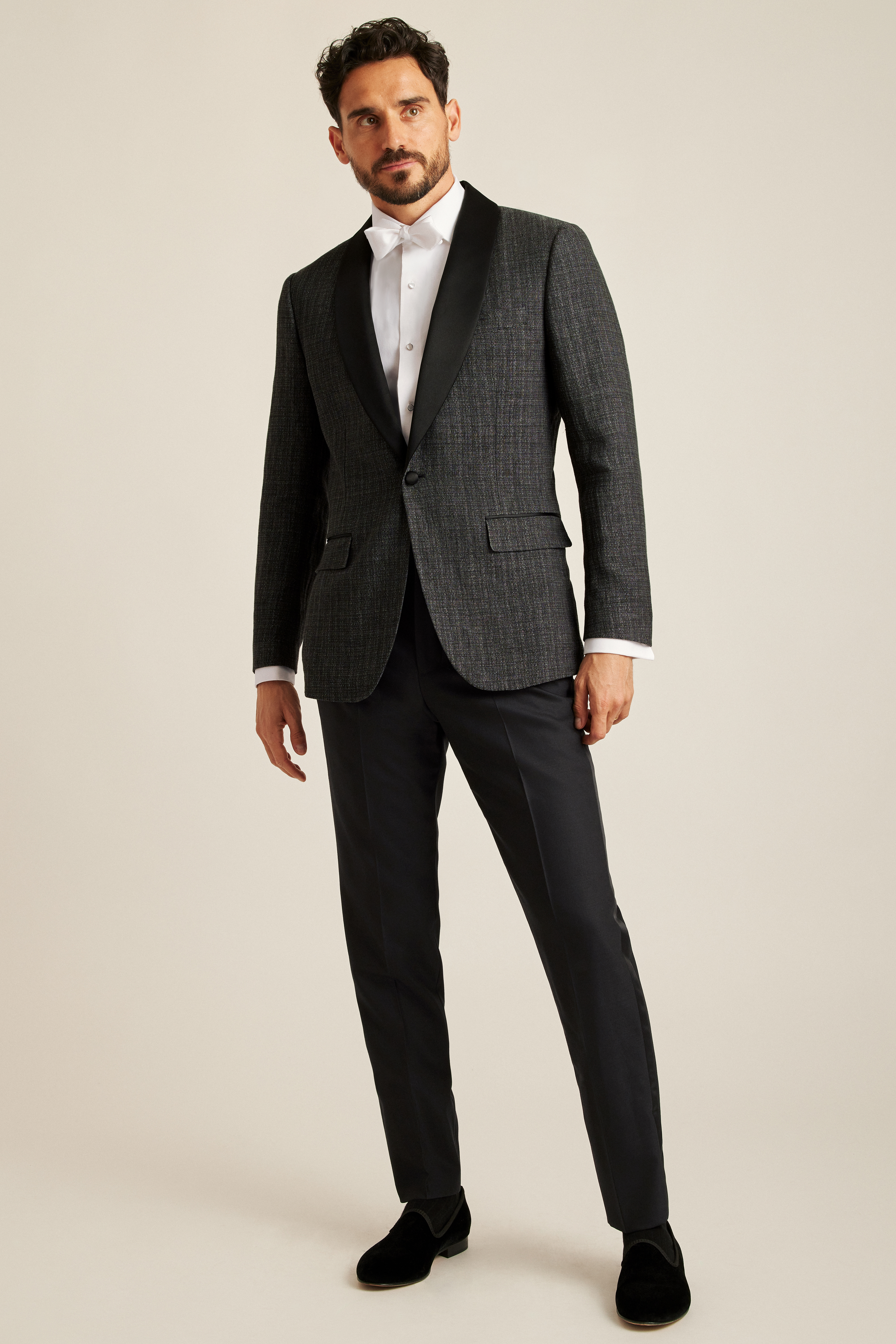 Italian Linen Tuxedo Jacket