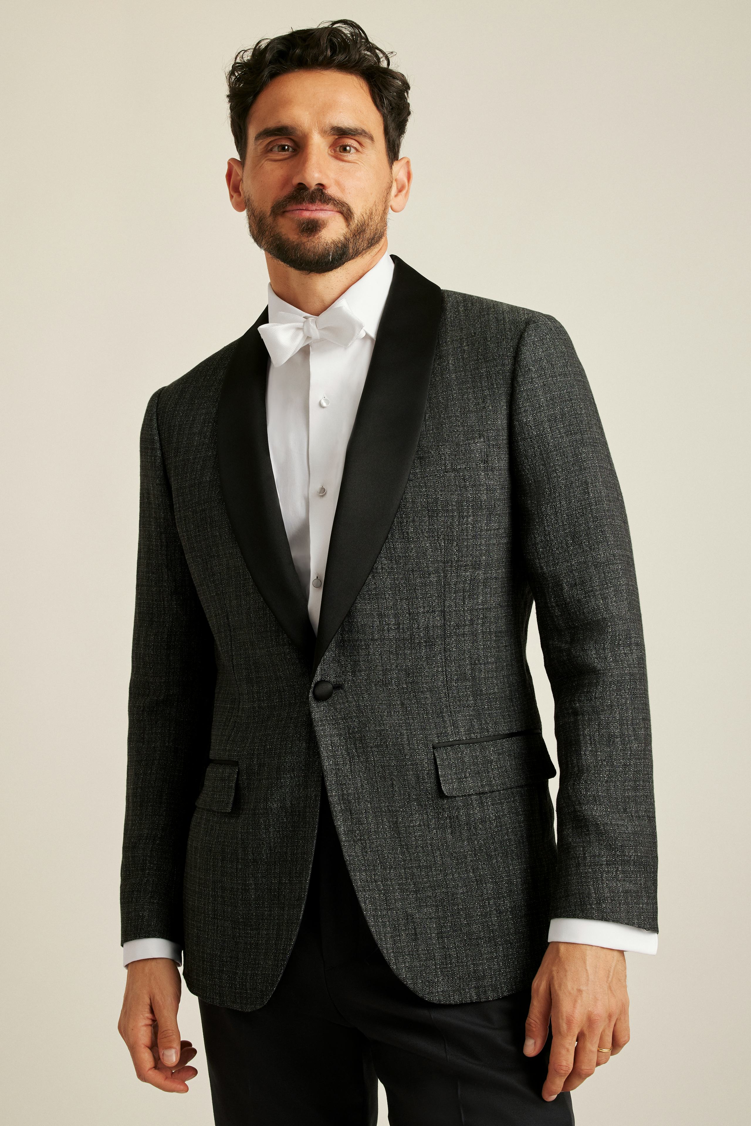 Italian Linen Tuxedo Jacket