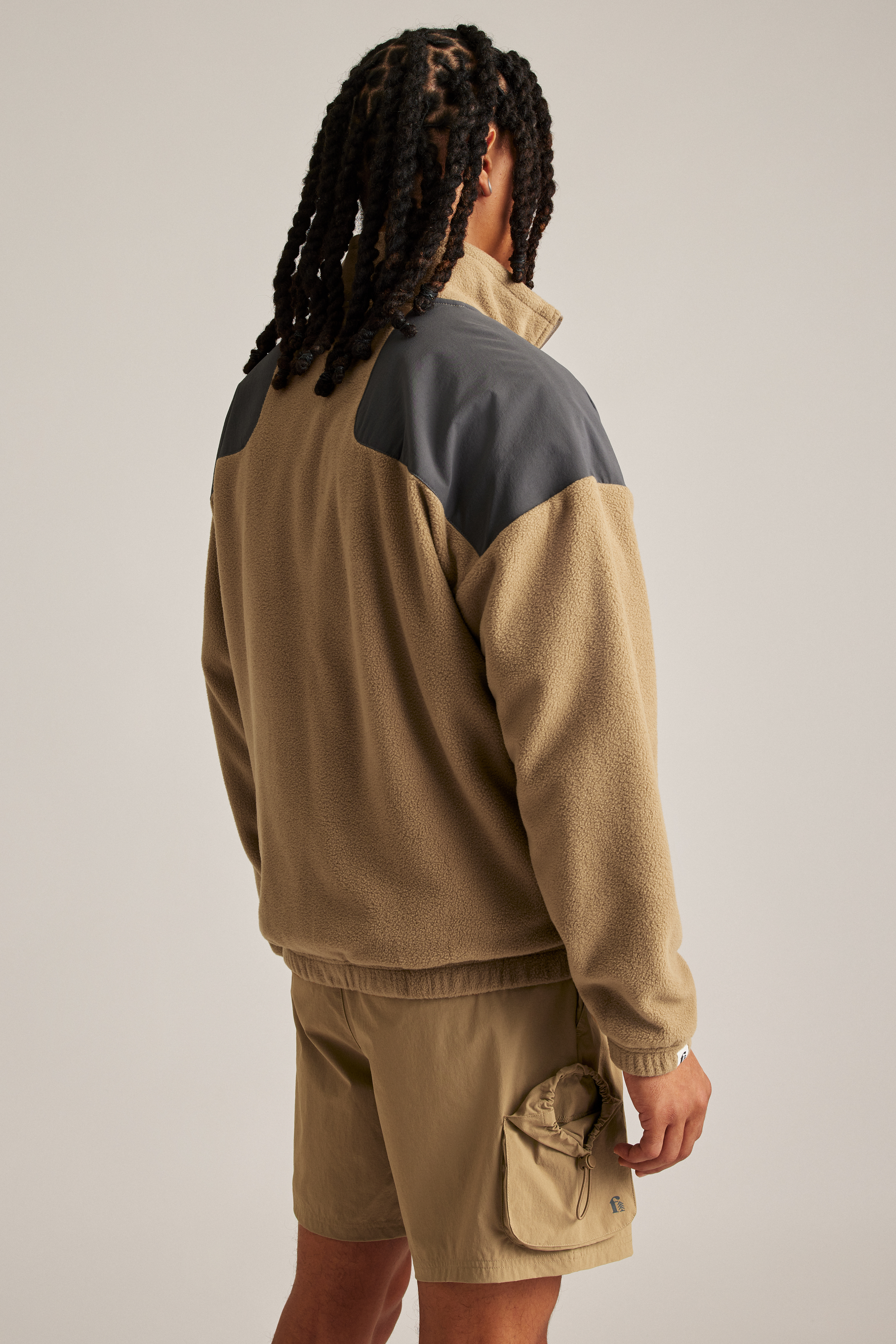 Relaxed Polar Fleece Half Zip | Fielder | Bonobos