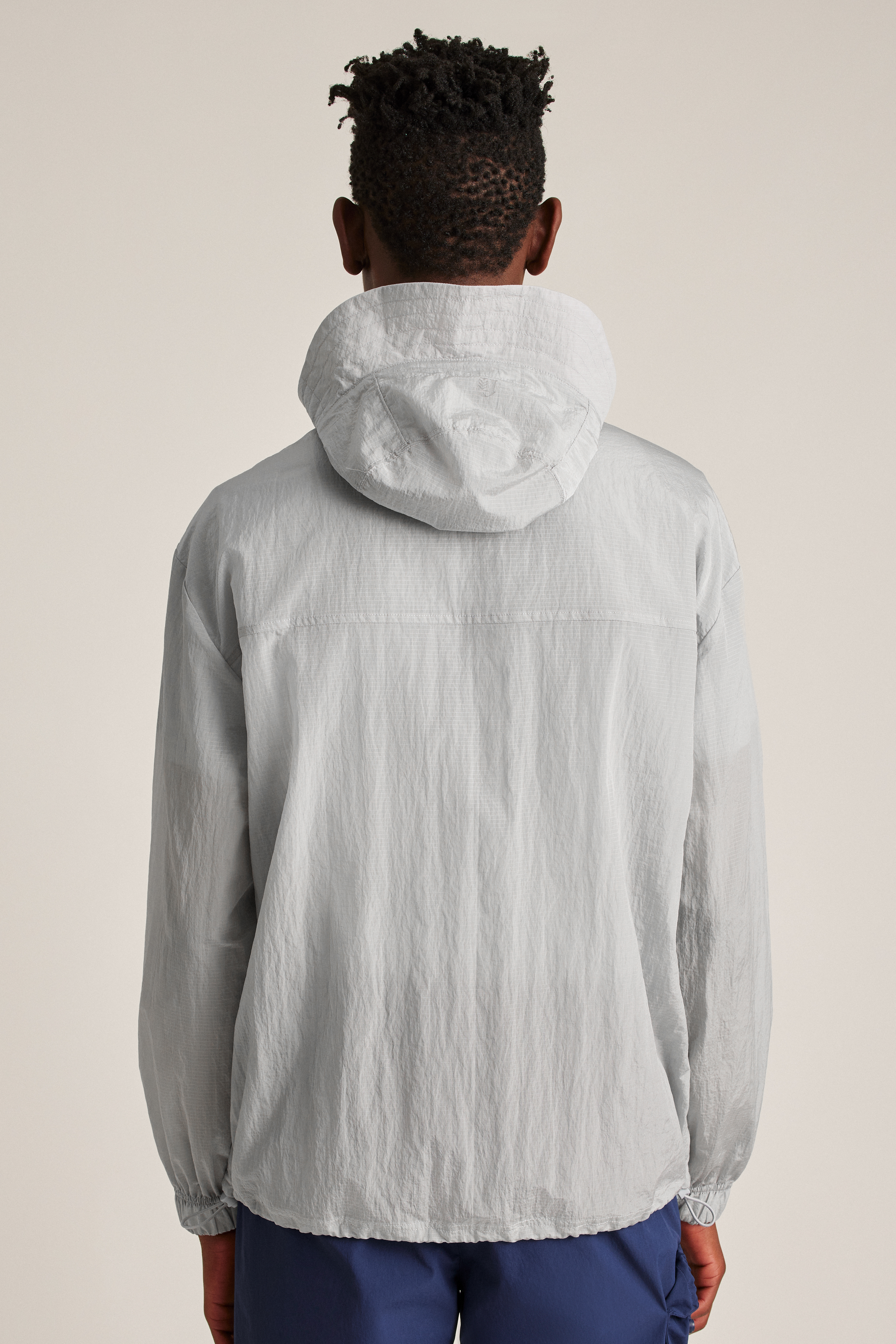 【BAON】[unisex] Brunen Two Way Hood Over Wind Jumper Two Tone Windbreaker Jacket – Slick Street
