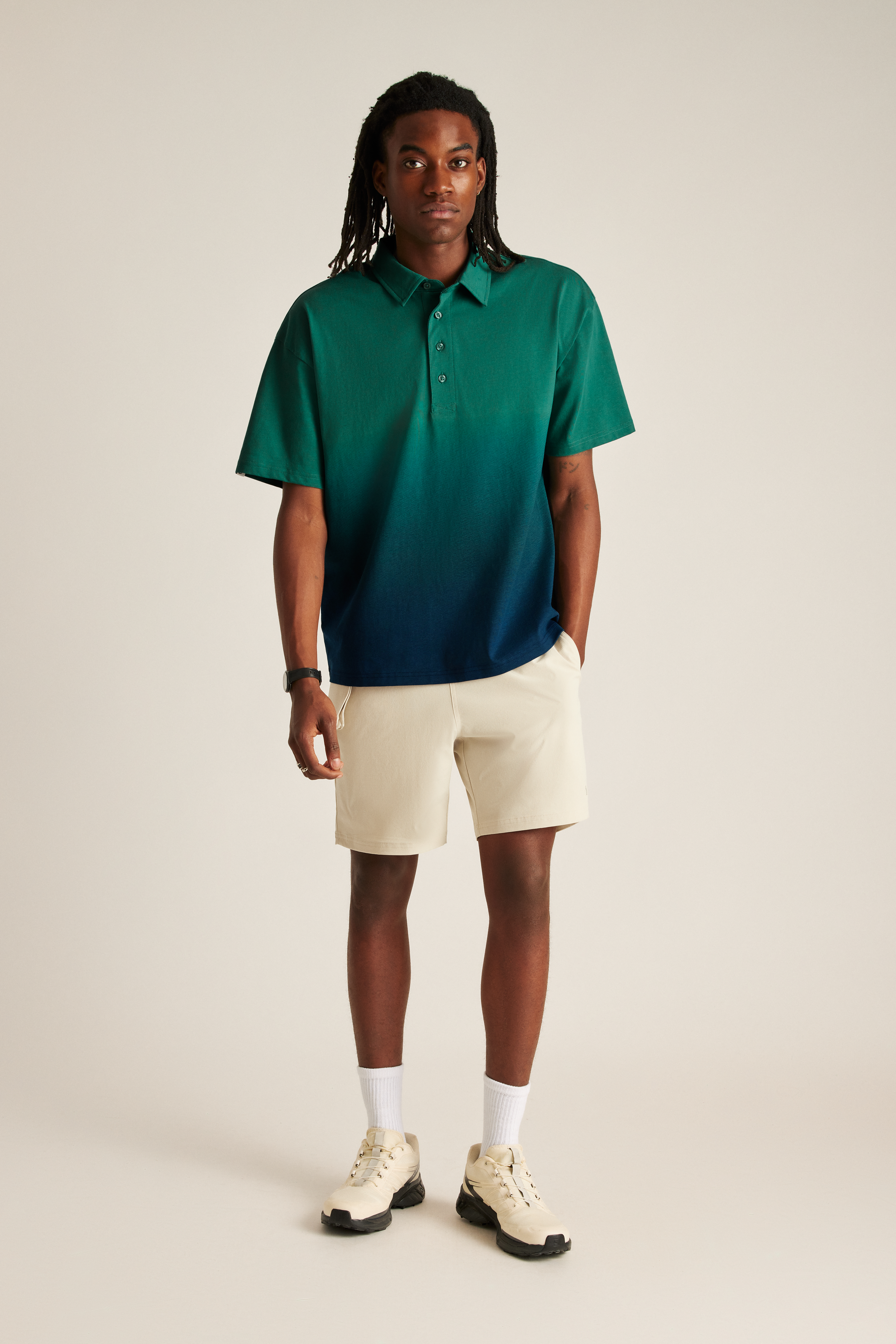 Relaxed Short Sleeve Ombre Polo | Bonobos Fielder