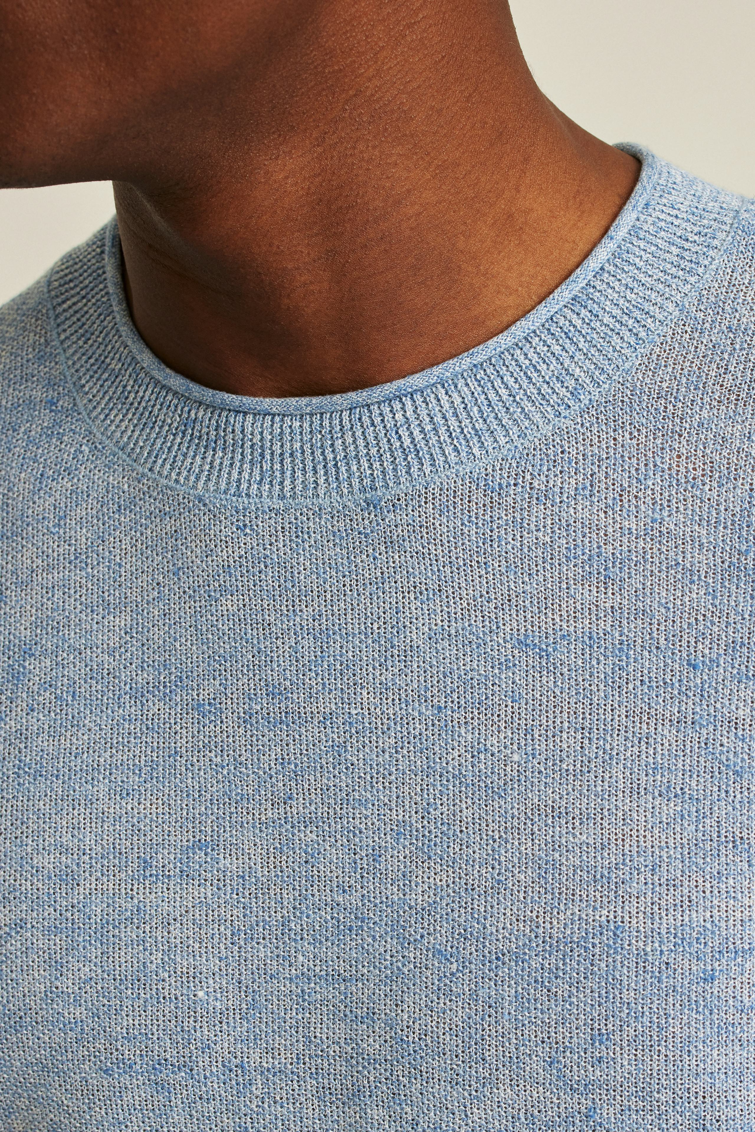 Linen Blend Sweater Tee