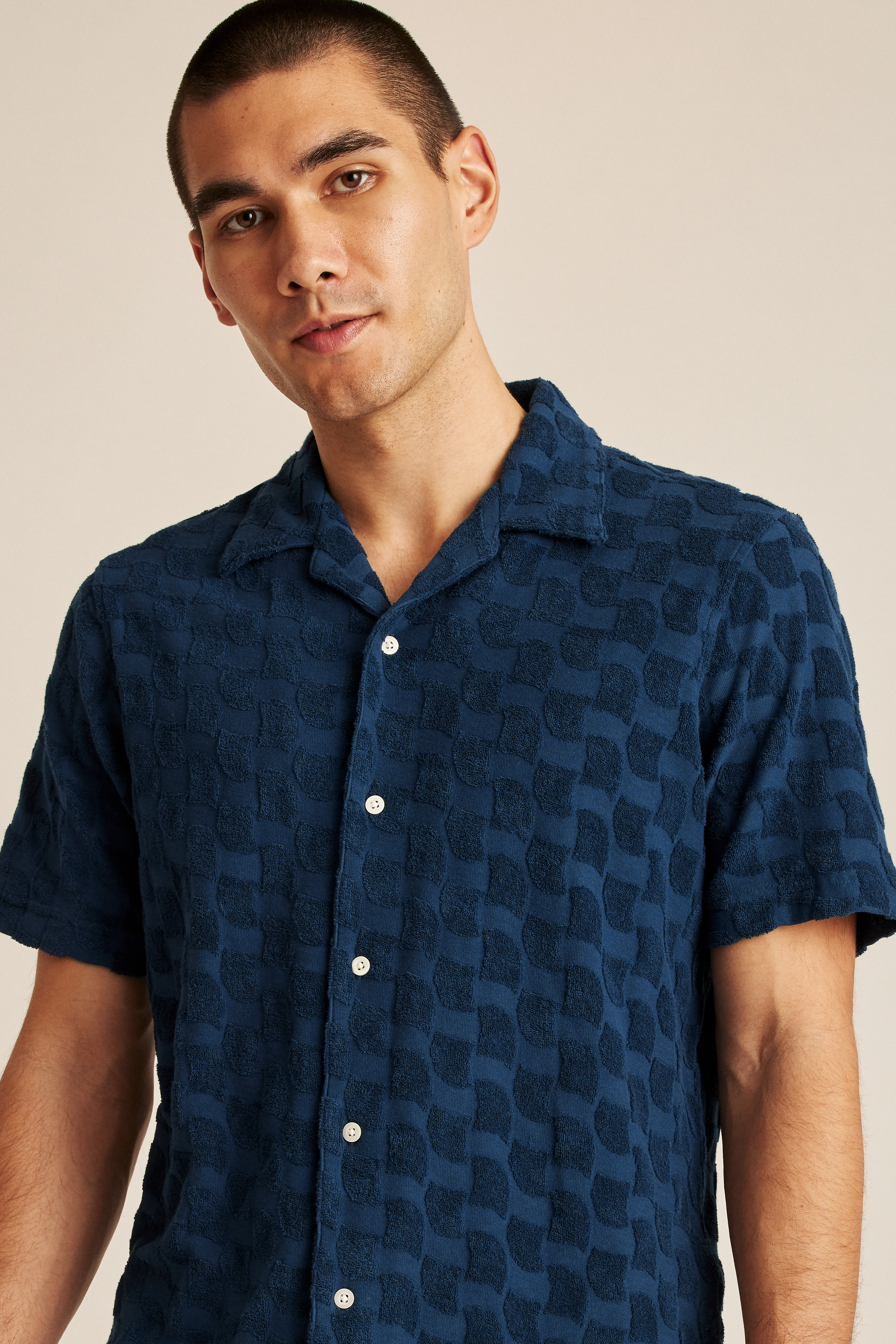 Riviera Cabana Terry Shirt | Bonobos