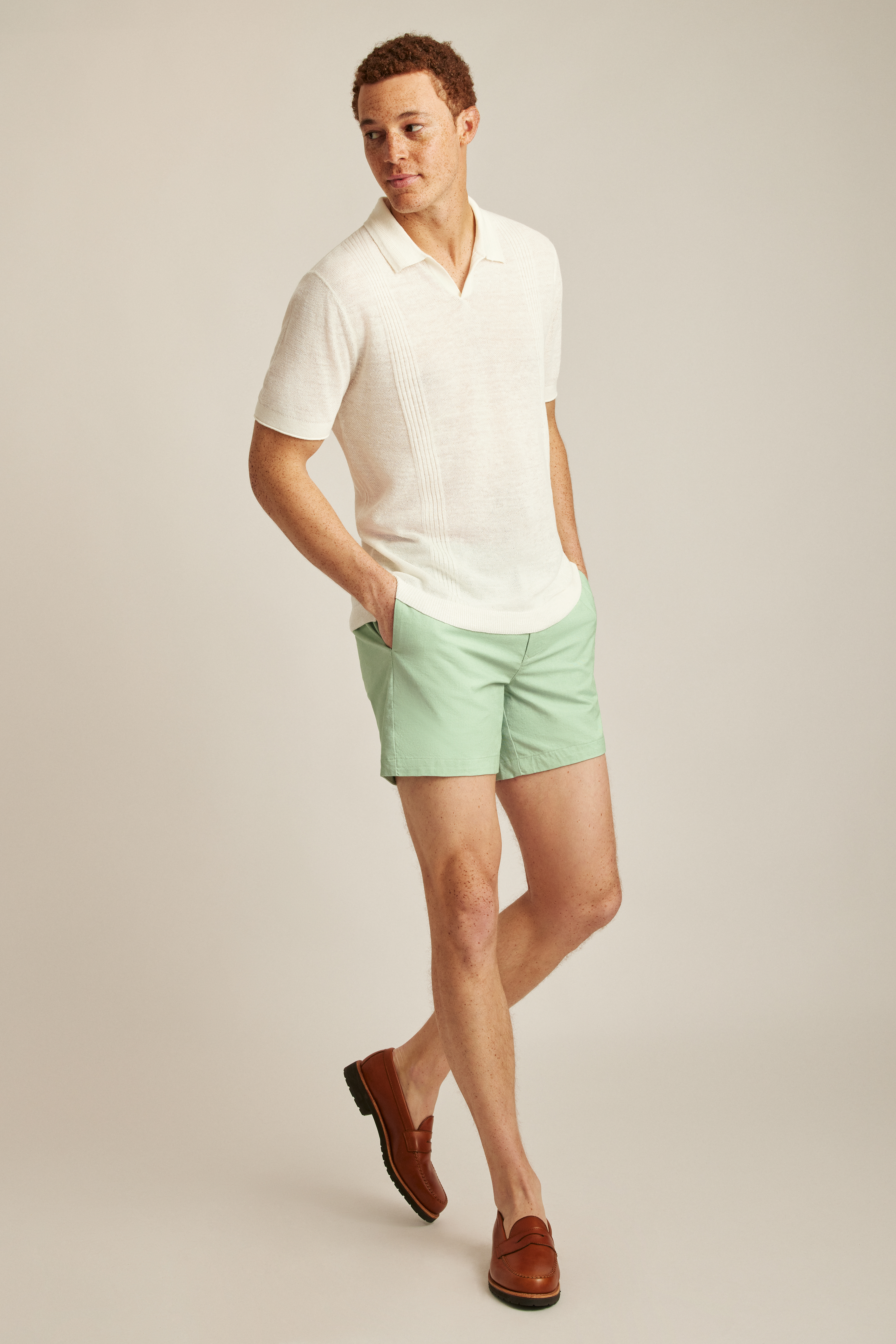 Linen Blend Sweater Polo | Bonobos