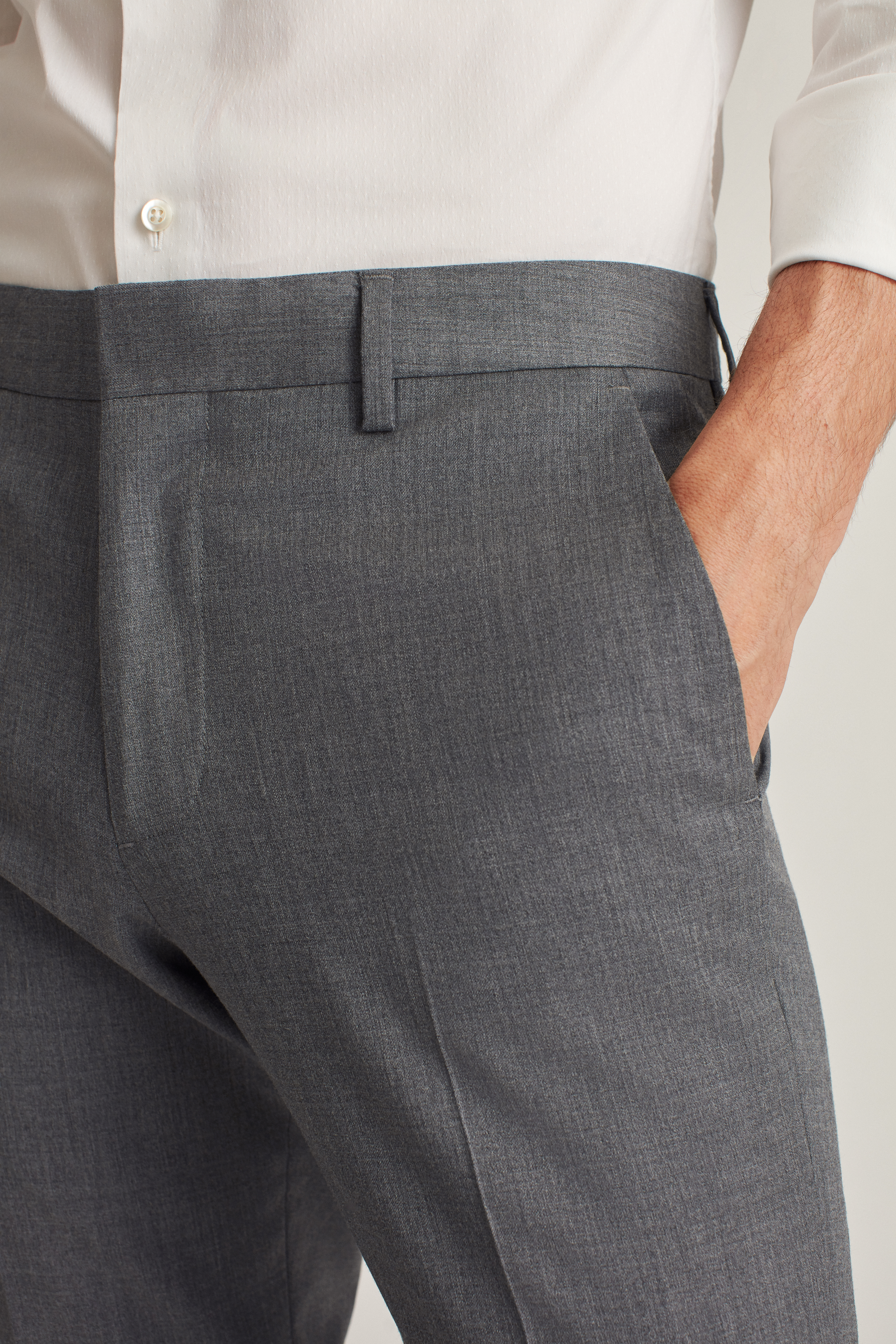 Lightweight twill slim trousers | GutteridgeUS | Men's Trousers