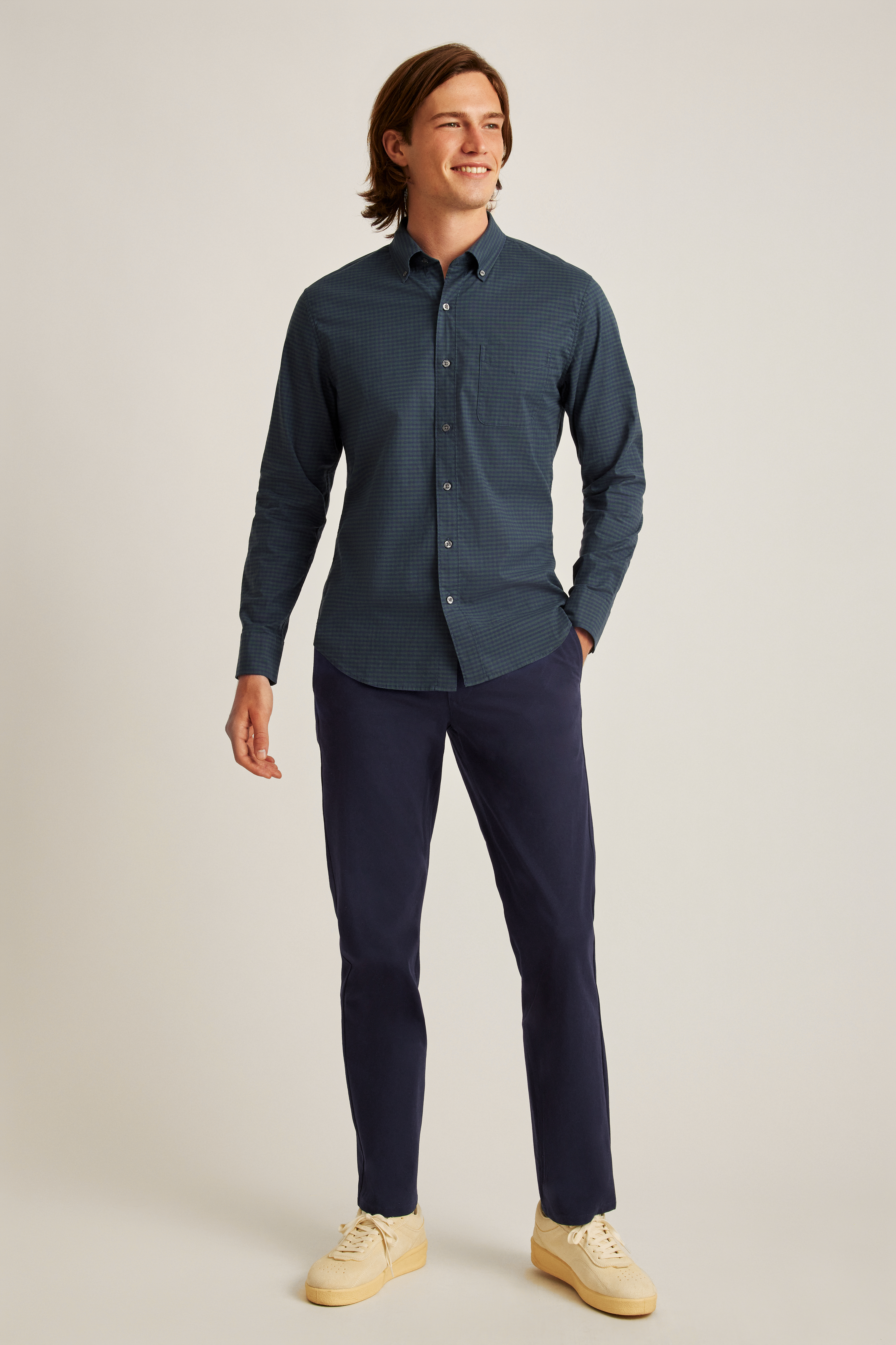 Stretch Everyday Shirt: Cotton Button Down Shirt