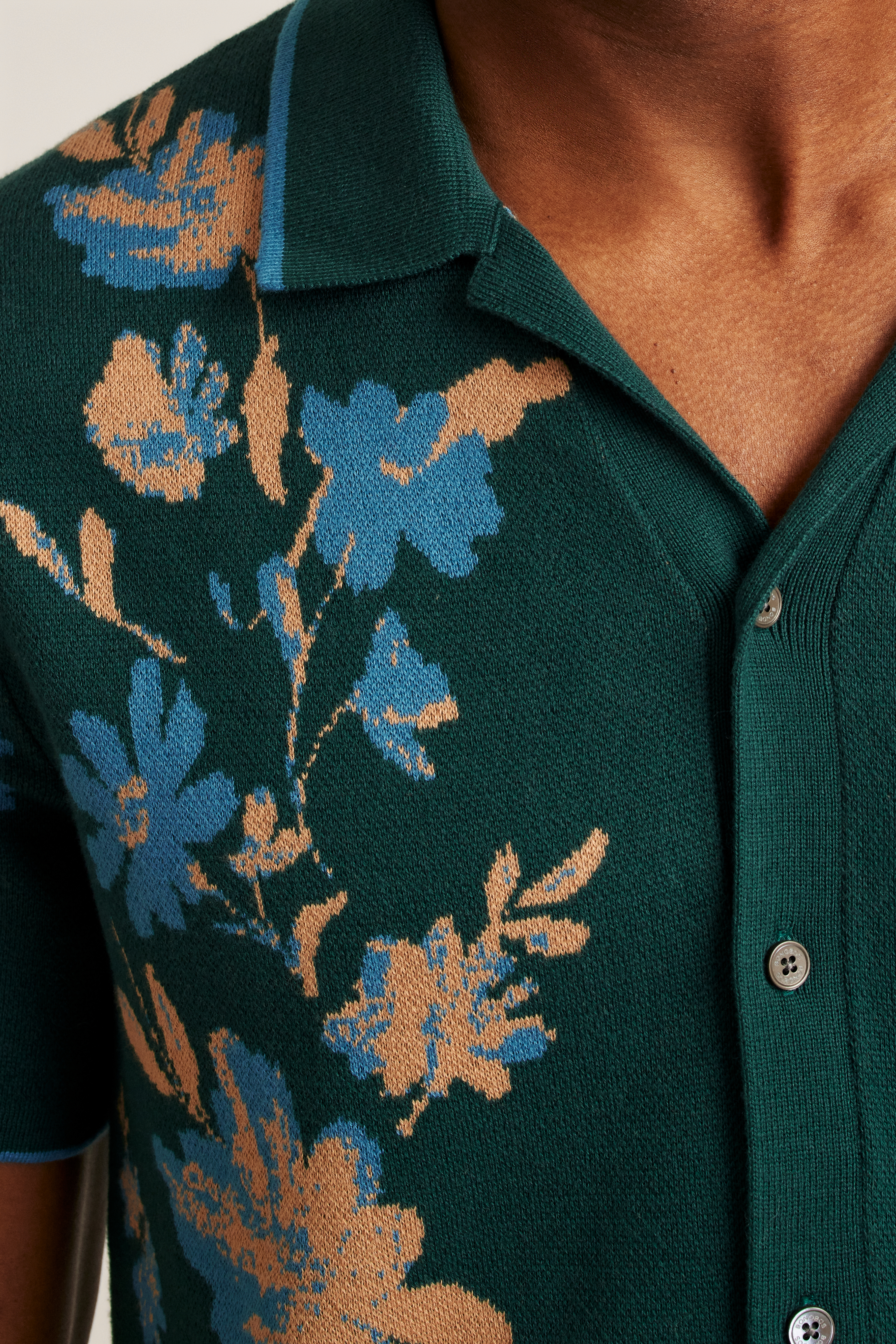 Floral Cabana Sweater Polo | Bonobos