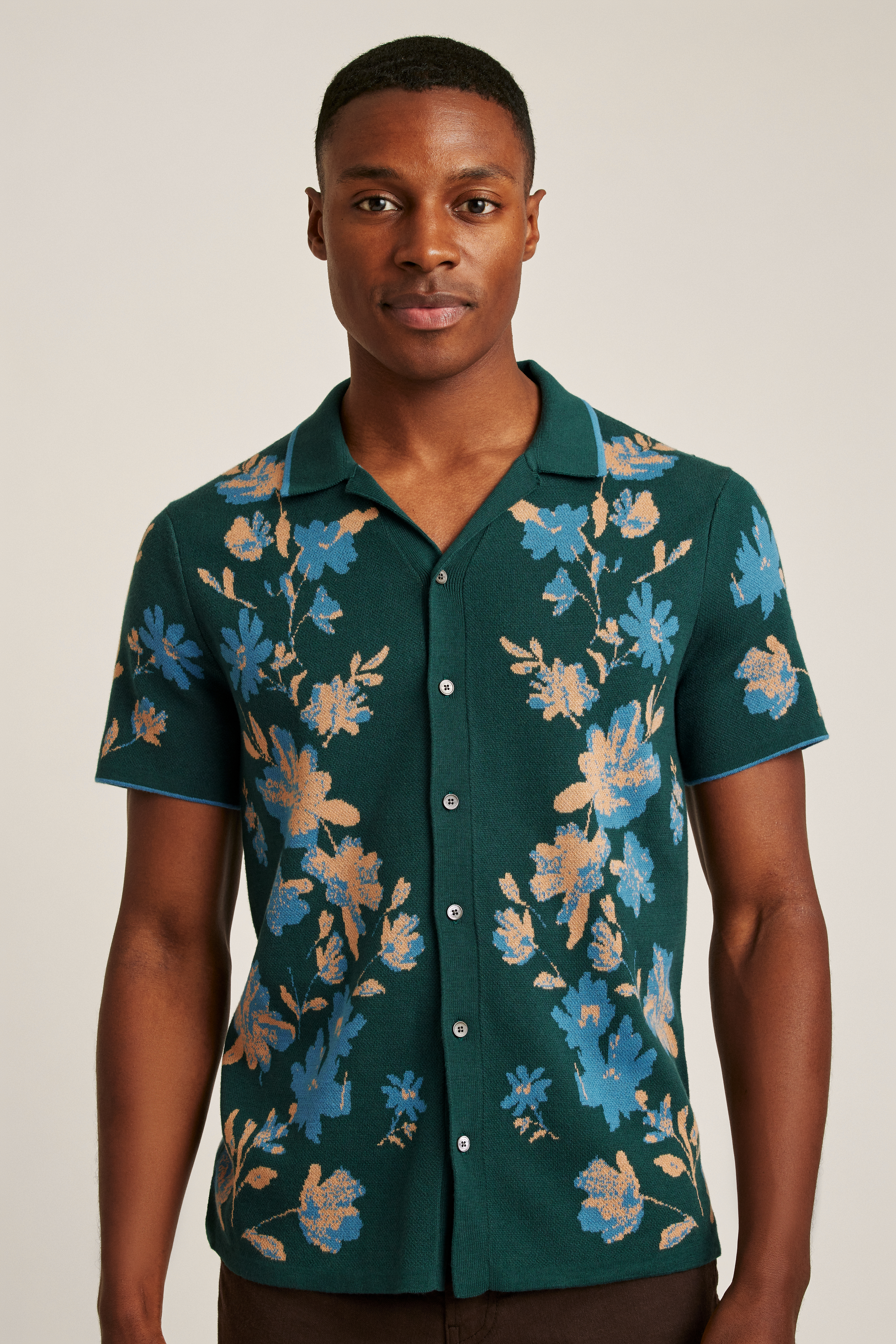 Floral Cabana Sweater Polo | Bonobos