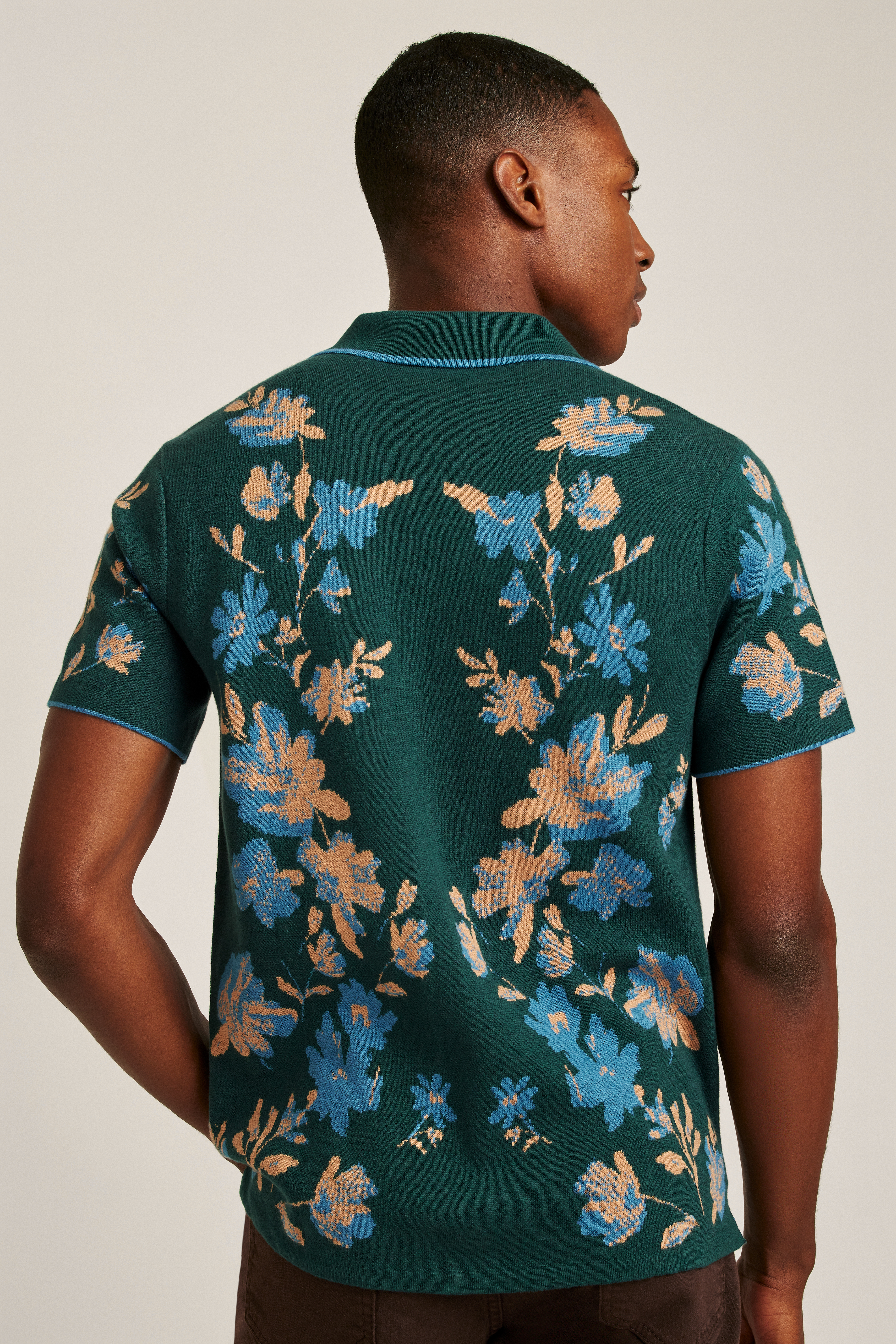 Floral Cabana Sweater Polo | Bonobos