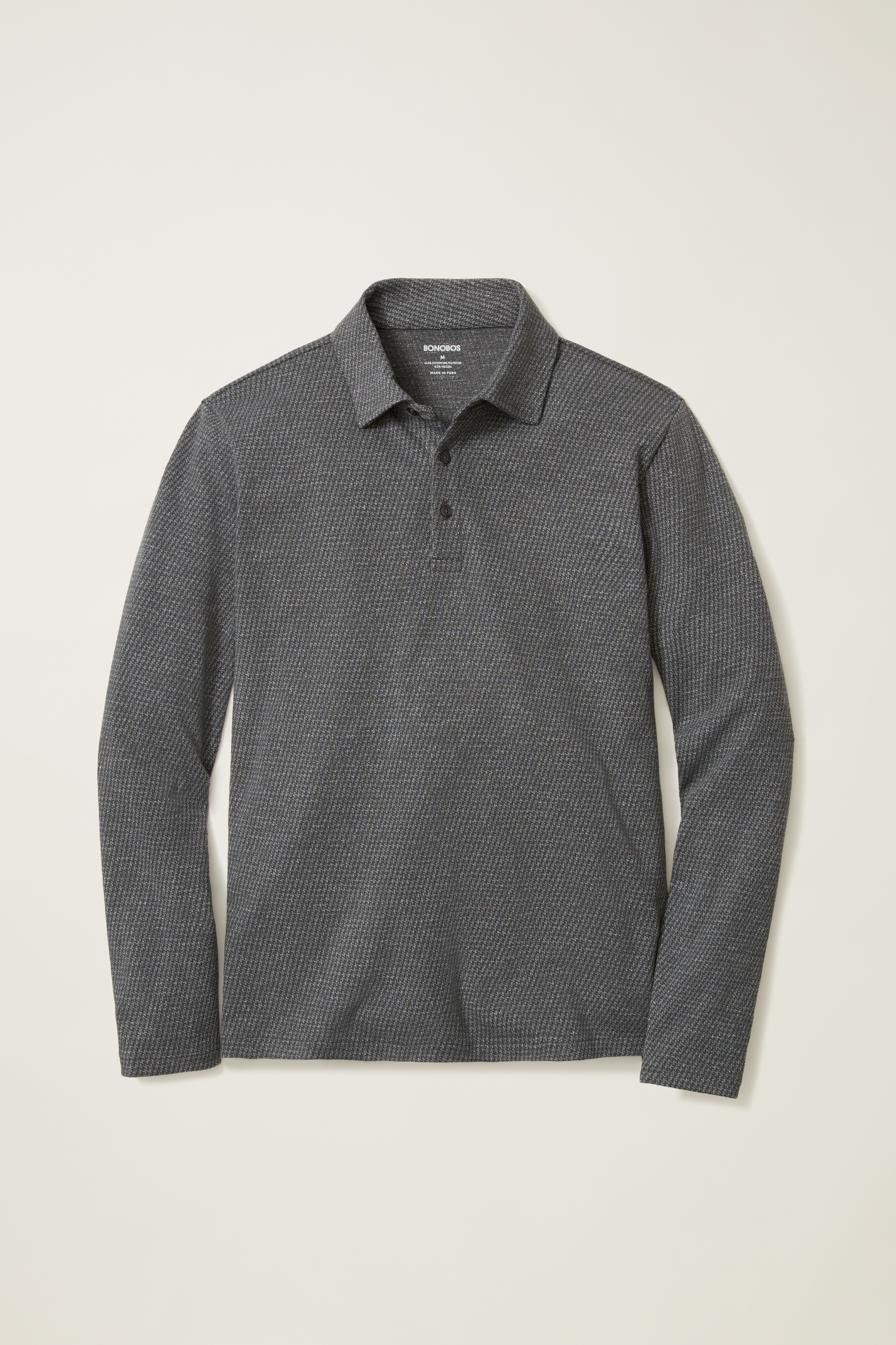 Luxe Long Sleeve Polo