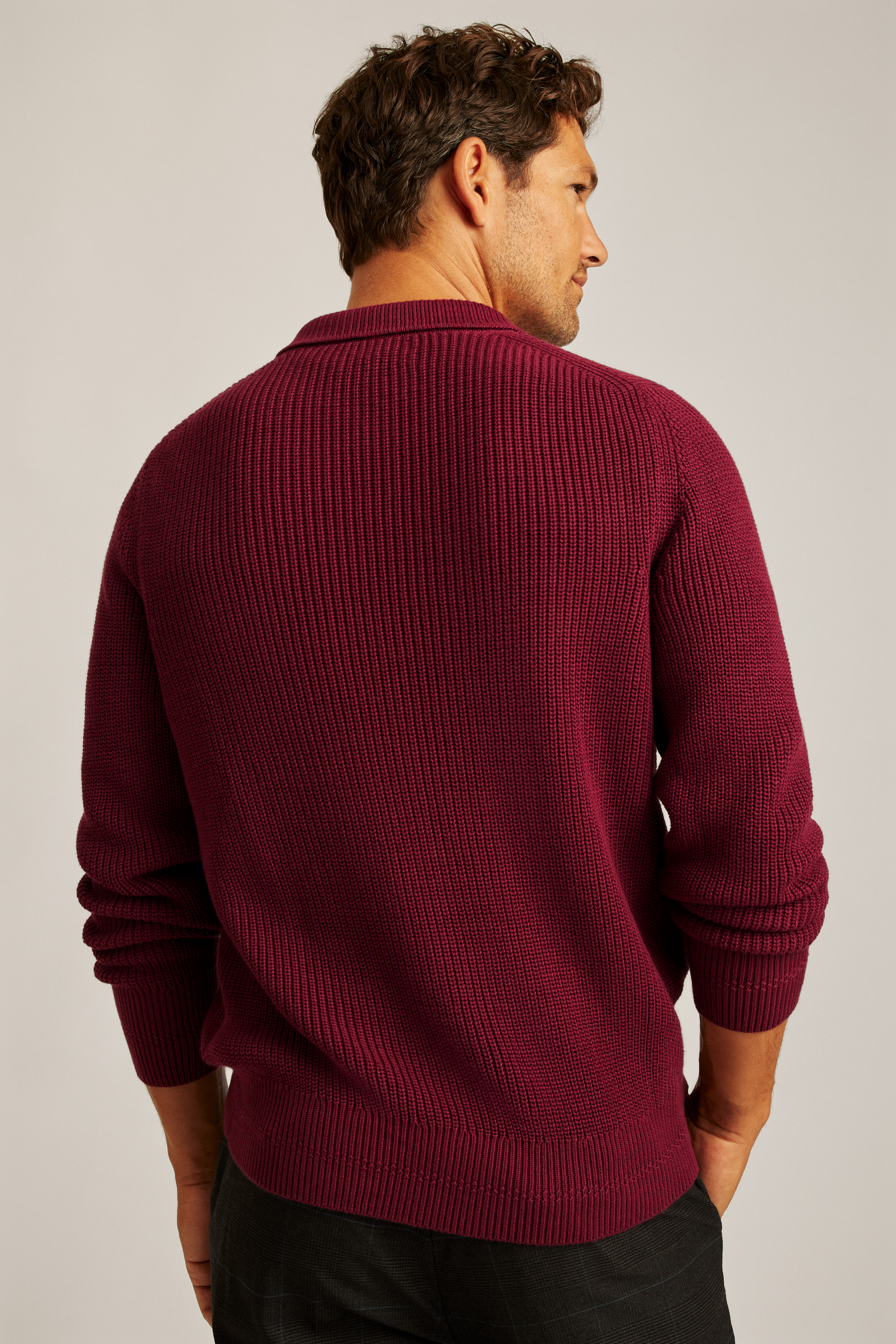 Fisherman Polo Sweater