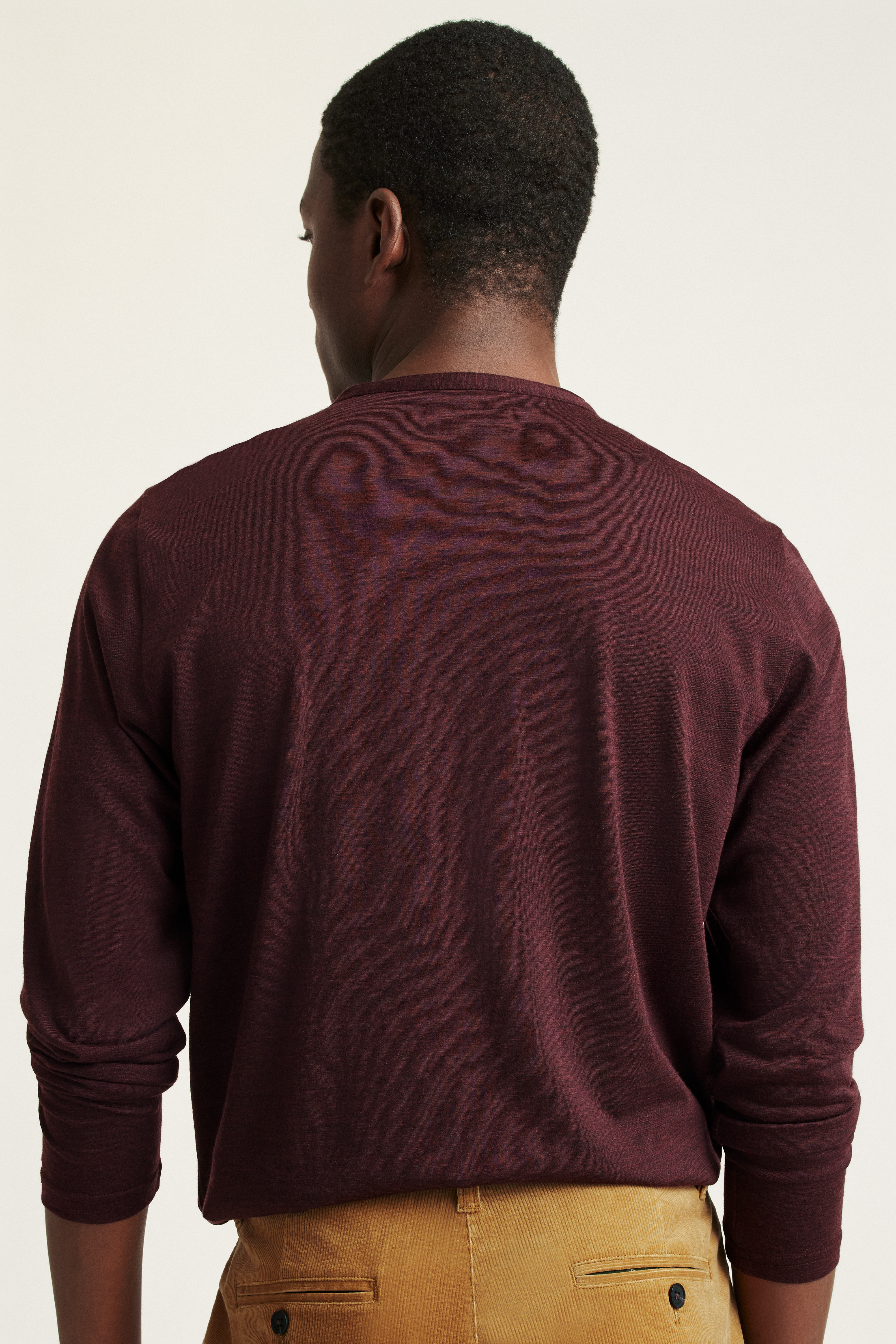 Soft & Breathable Merino Wool Henley Shirt