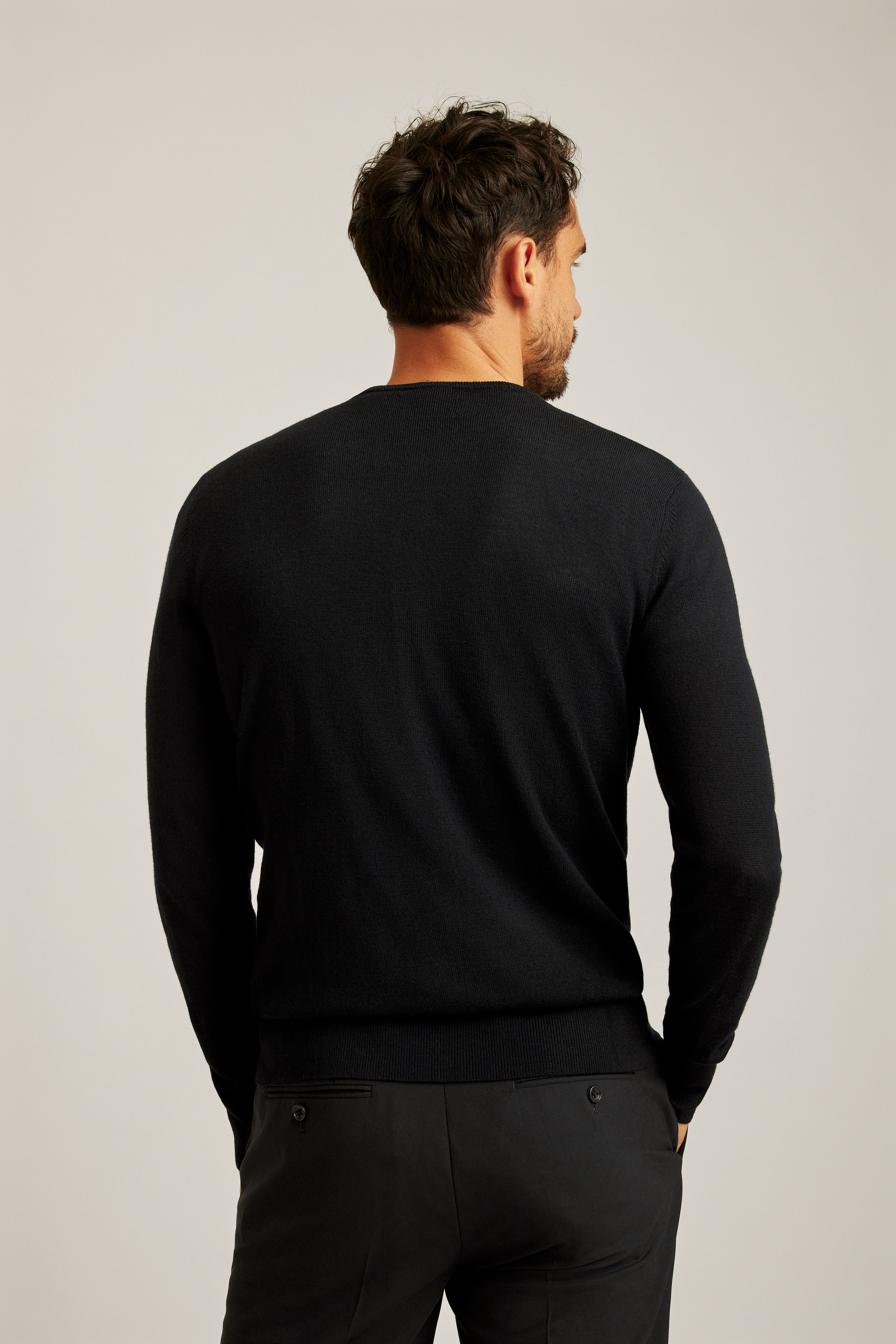 Washable Merino Crew Neck Sweater