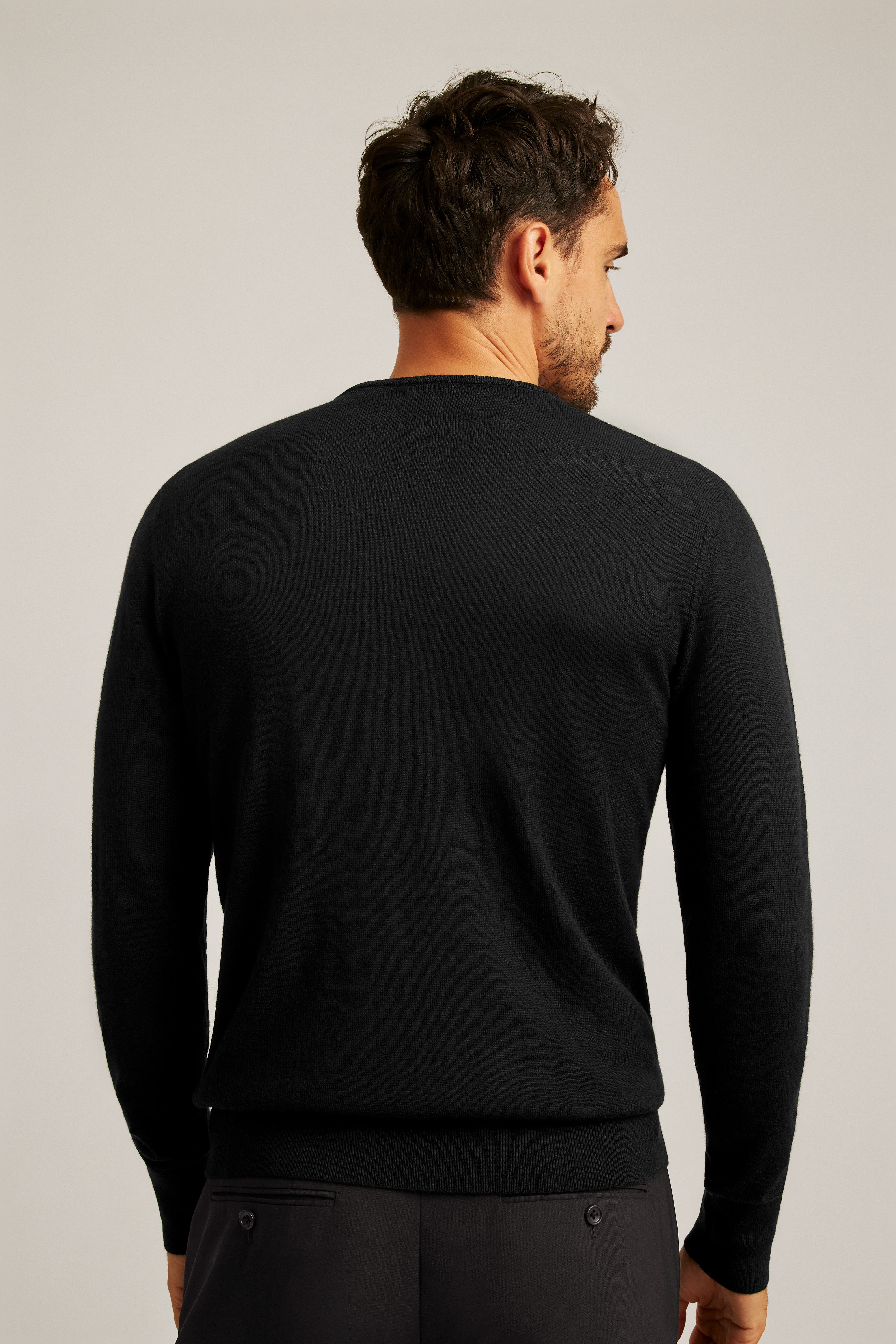 Washable Merino V-Neck Sweater