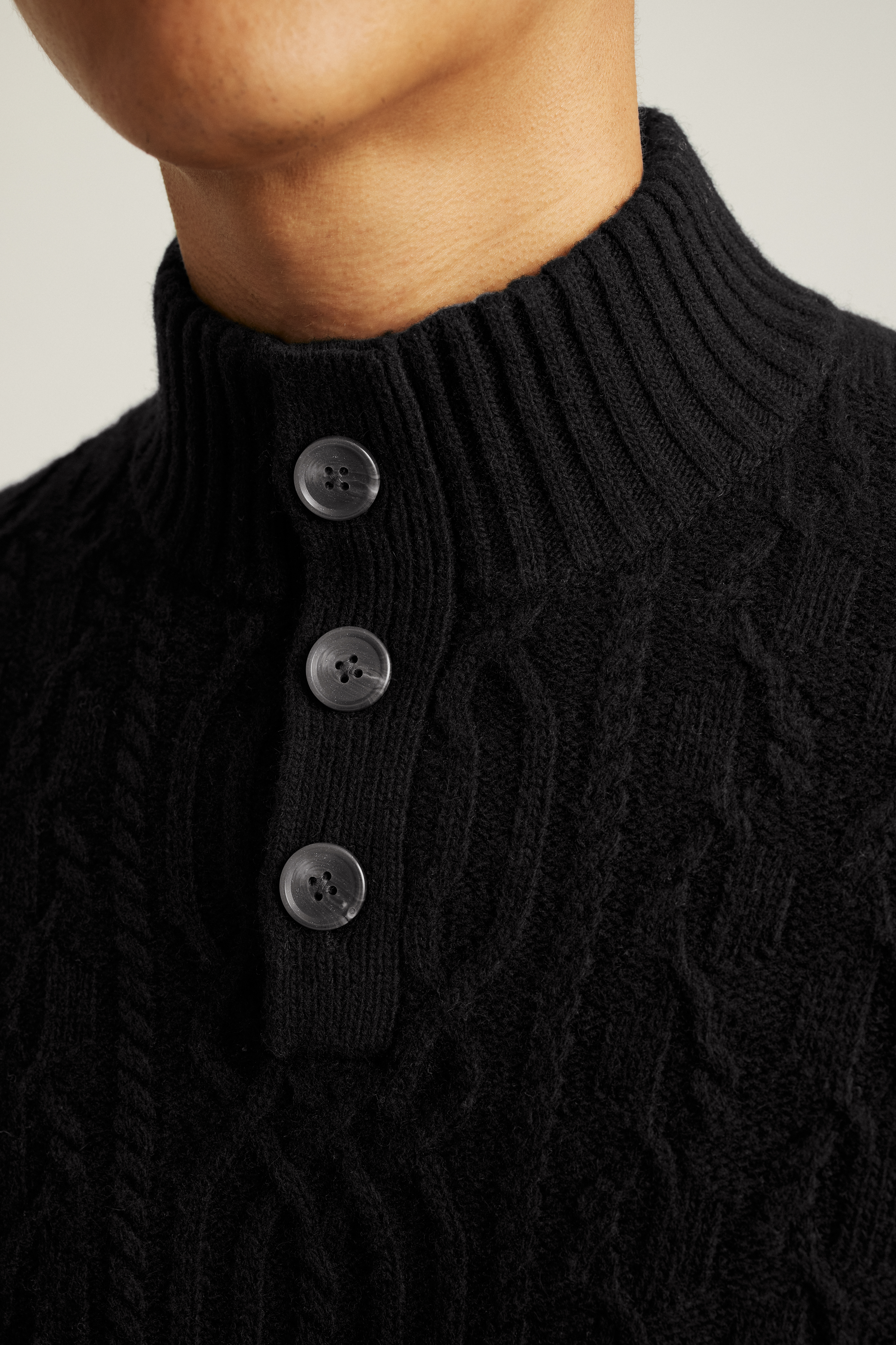 Cable Popover Sweater