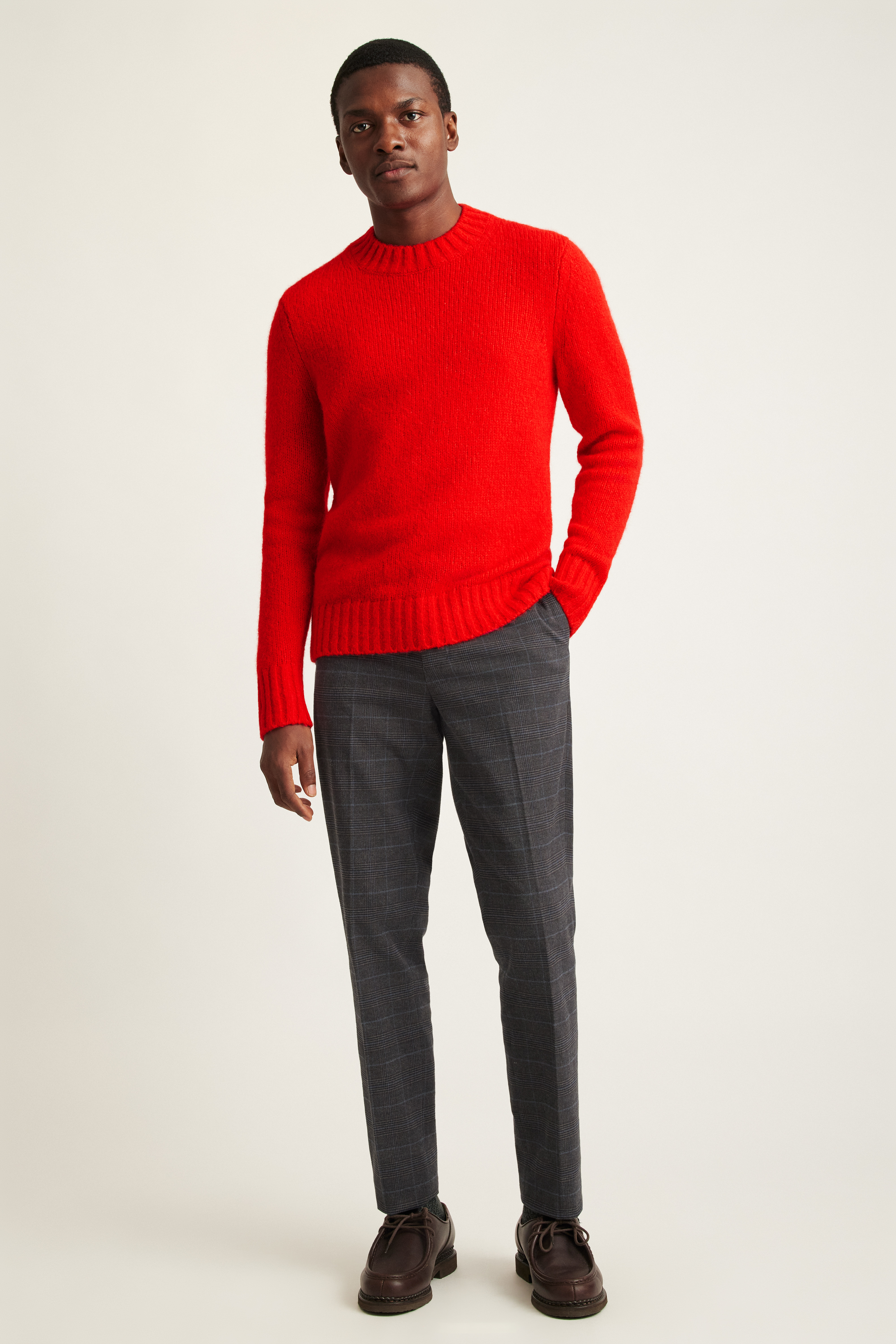 Alpaca Wool Crew Neck Sweater