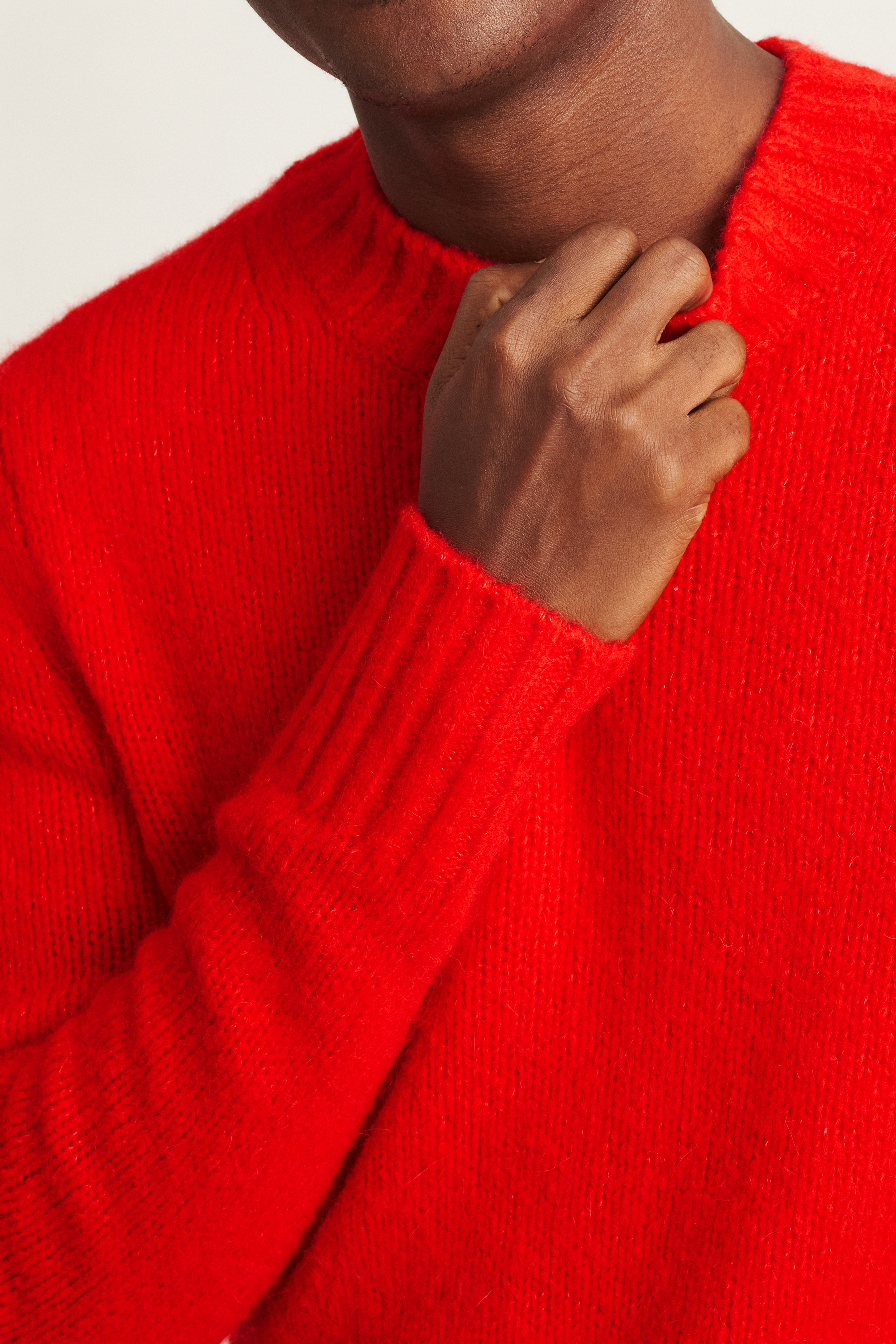 Alpaca Wool Crew Neck Sweater