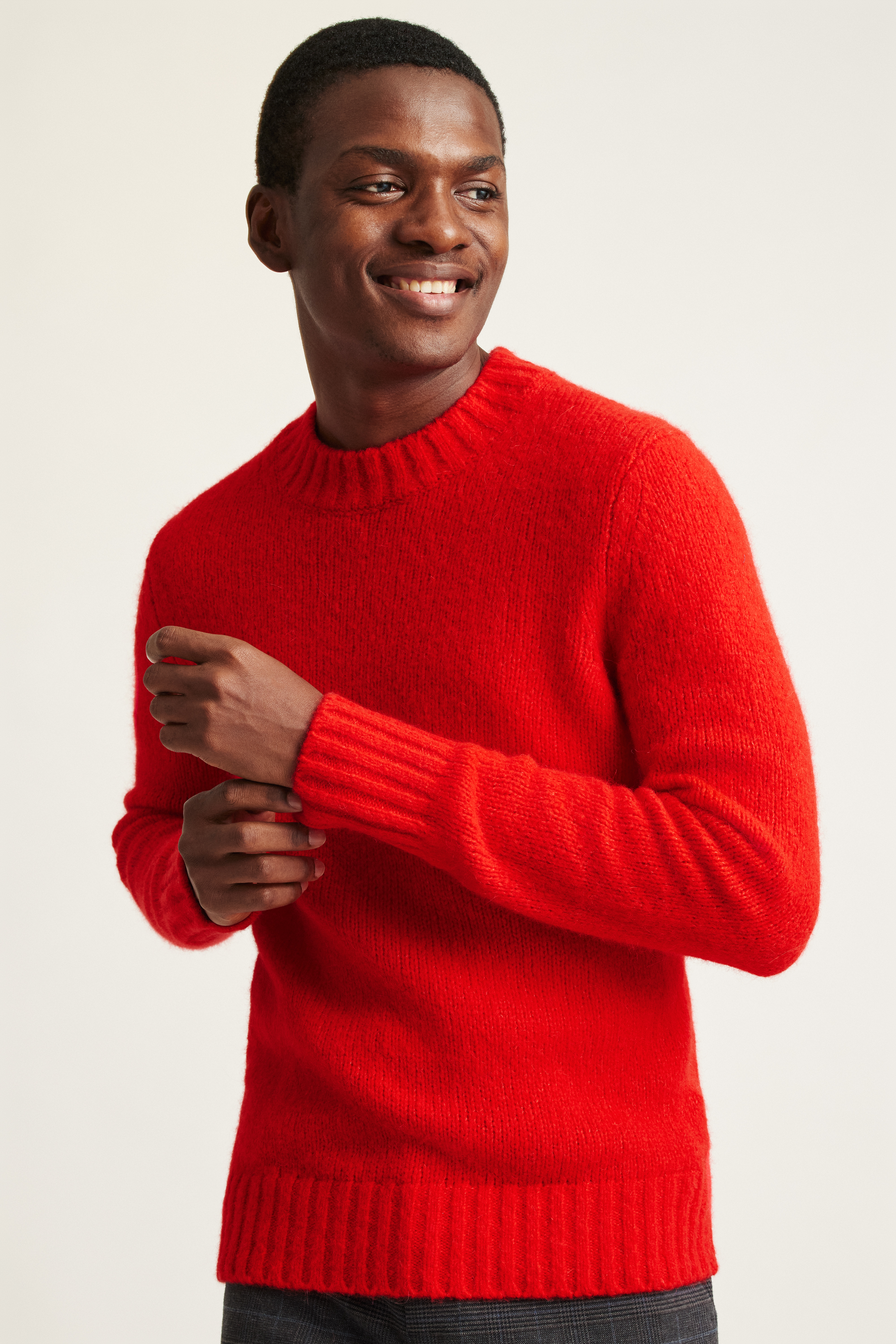 Alpaca Wool Crew Neck Sweater