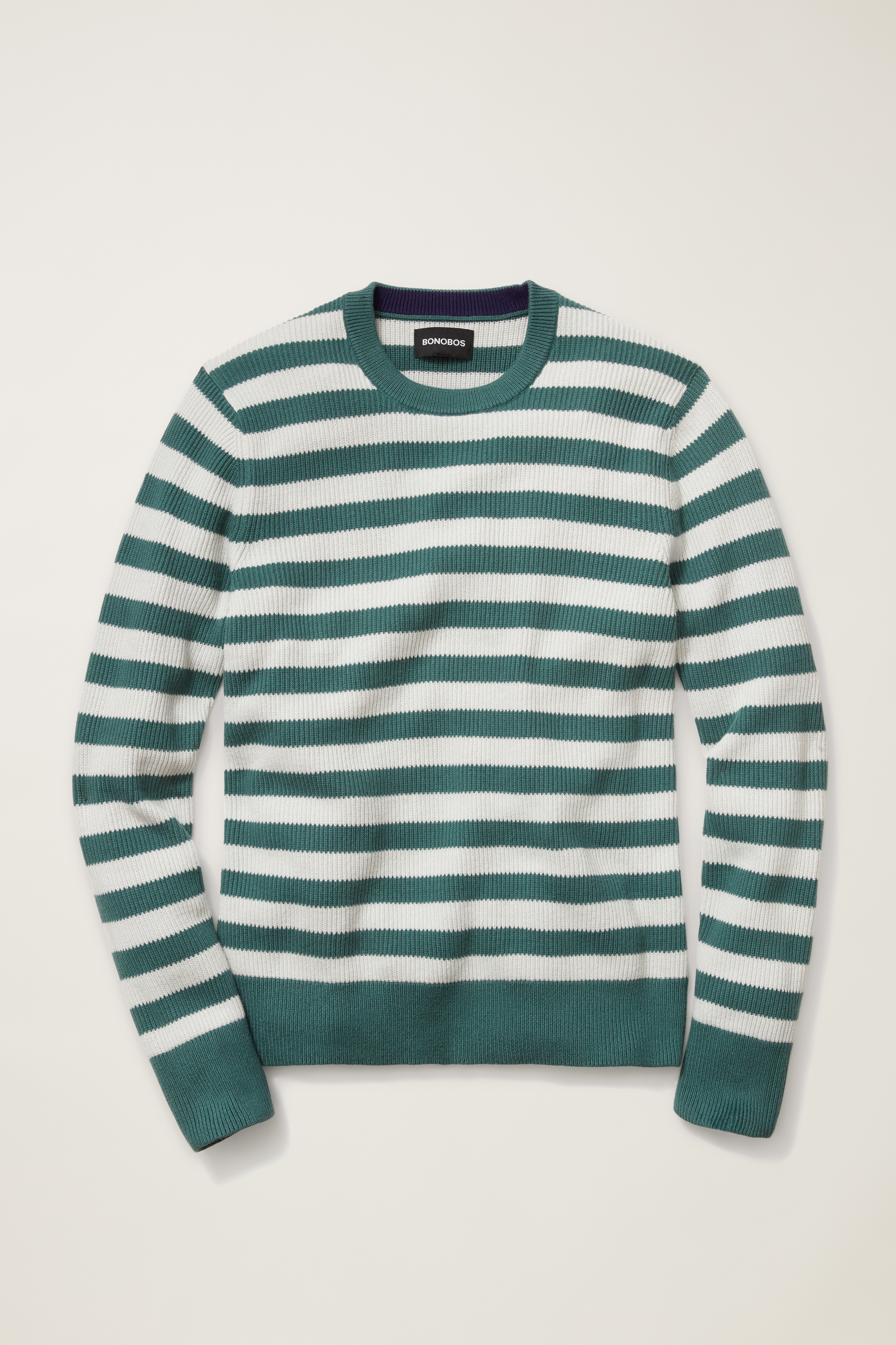 Cotton Cashmere Crew Neck Sweater