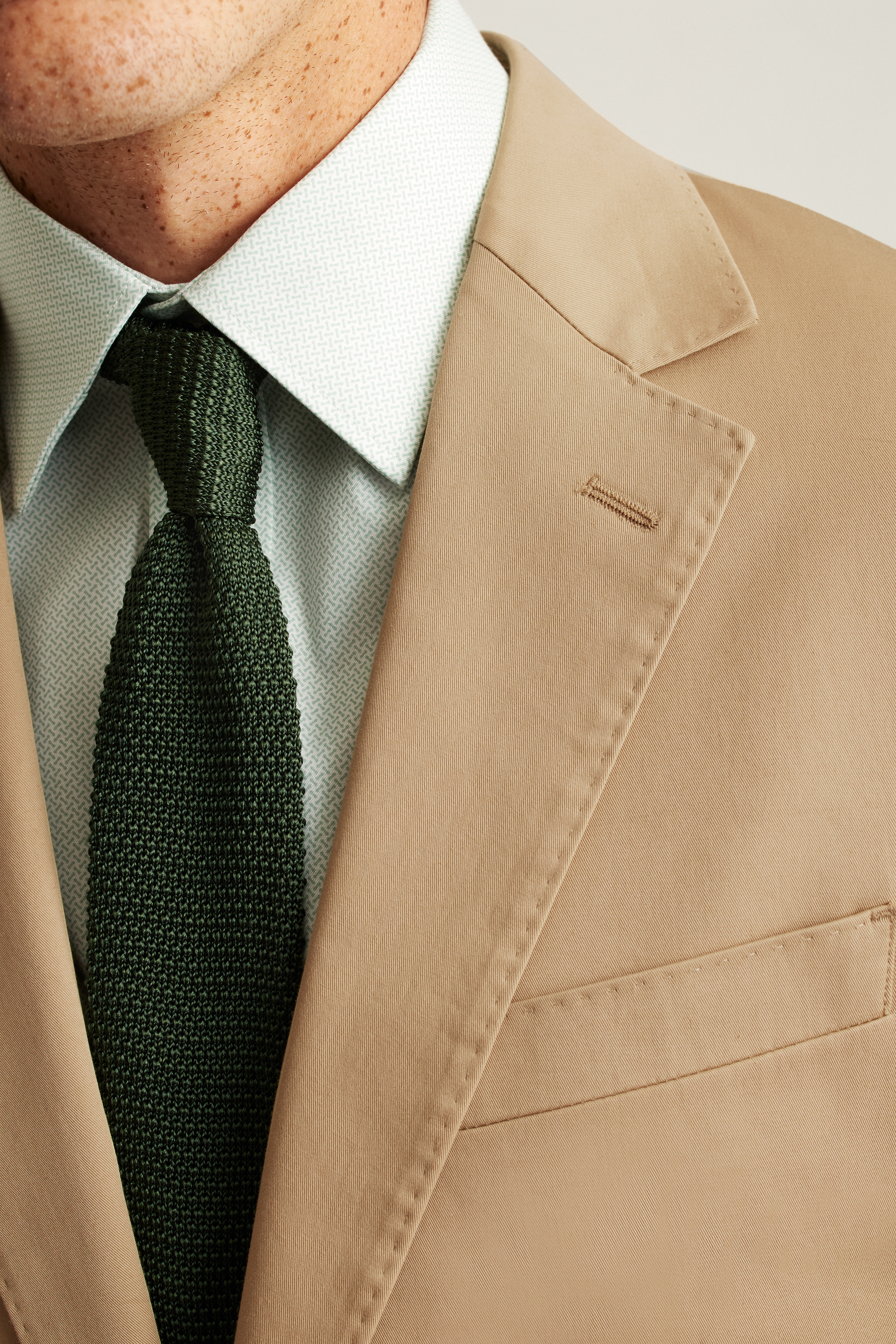 Italian Stretch Cotton Suit Jacket