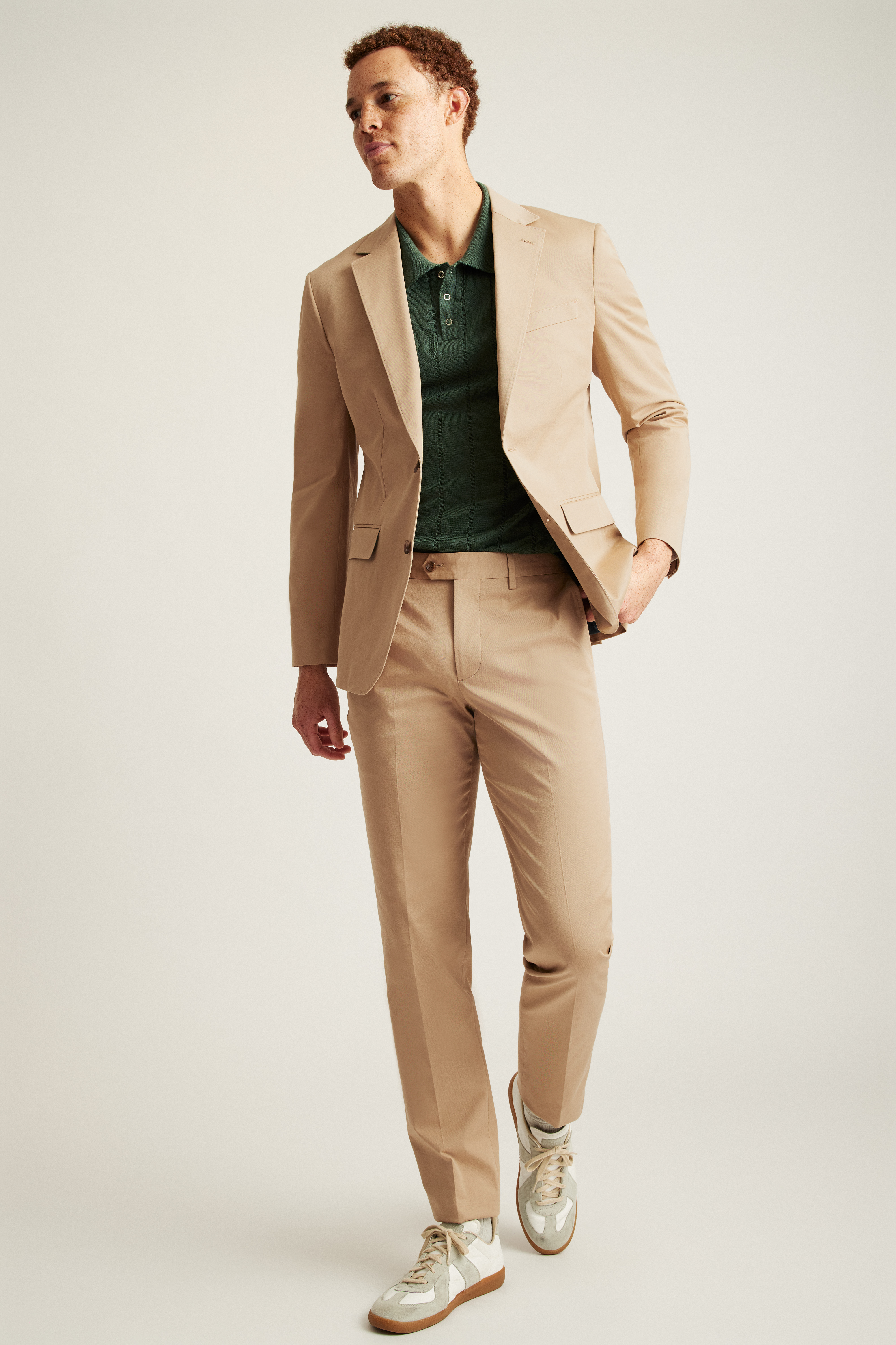 Italian Stretch Cotton Suit Jacket