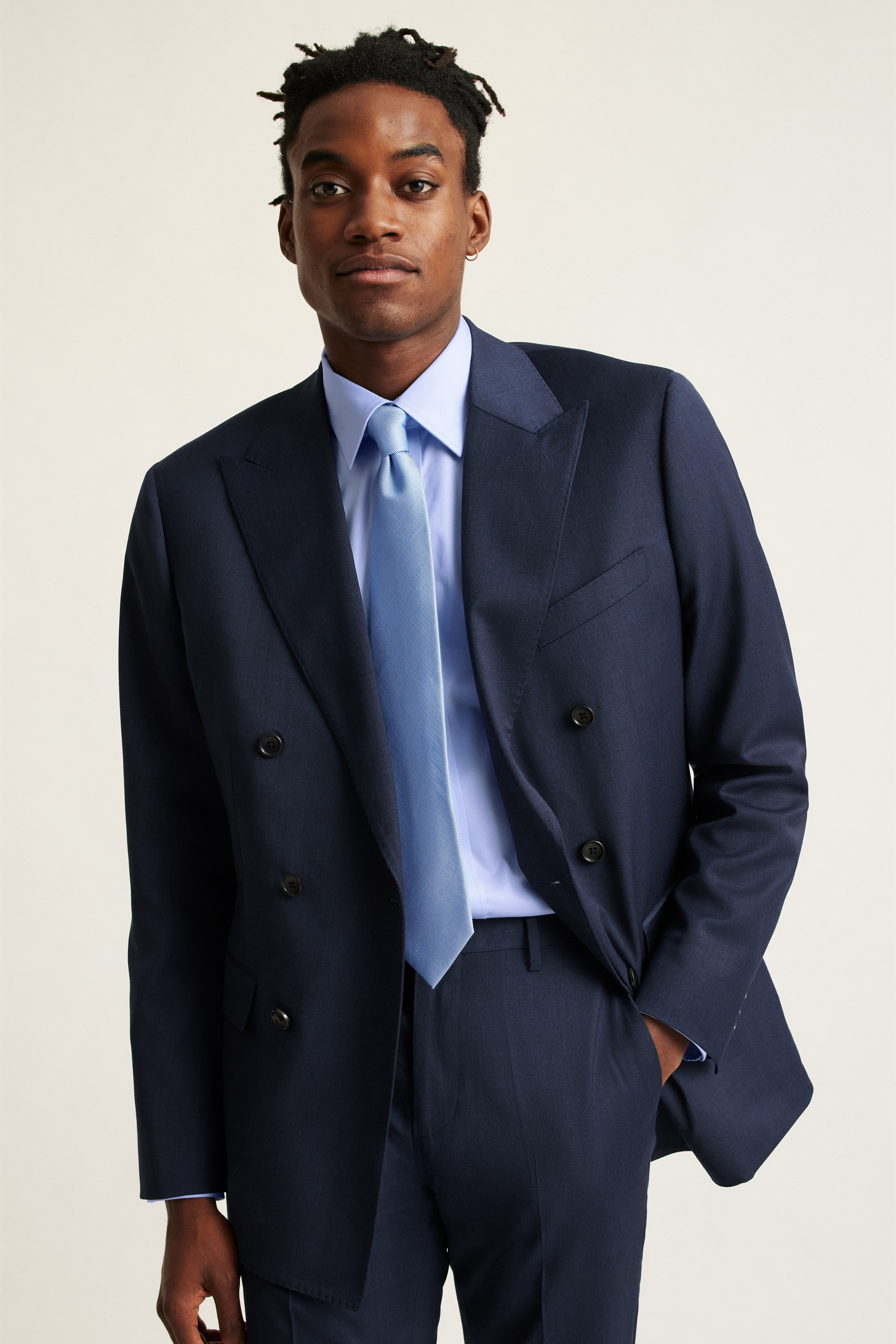 Jetsetter Wool Double Breasted Blazer