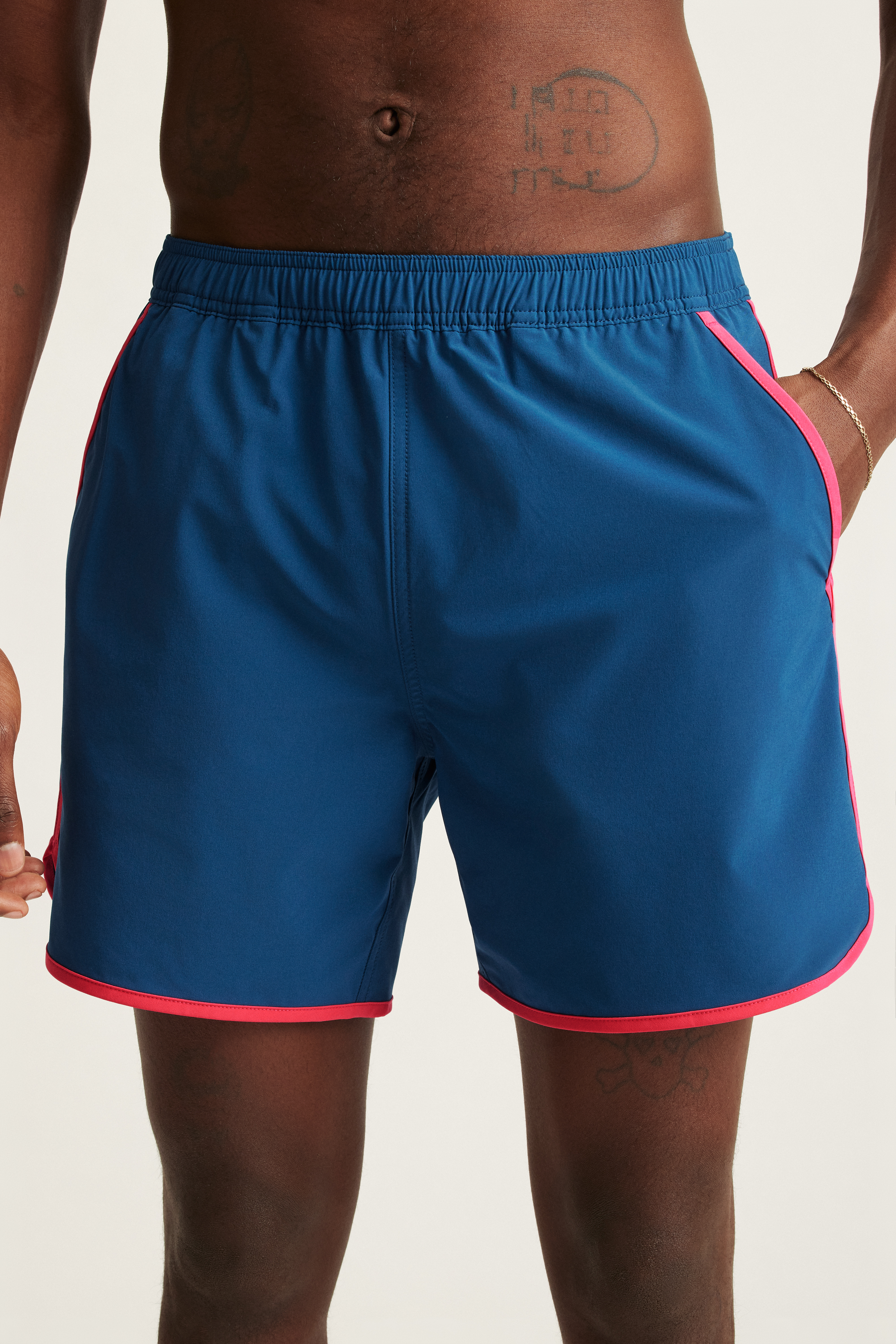 Throwback Swim Trunks