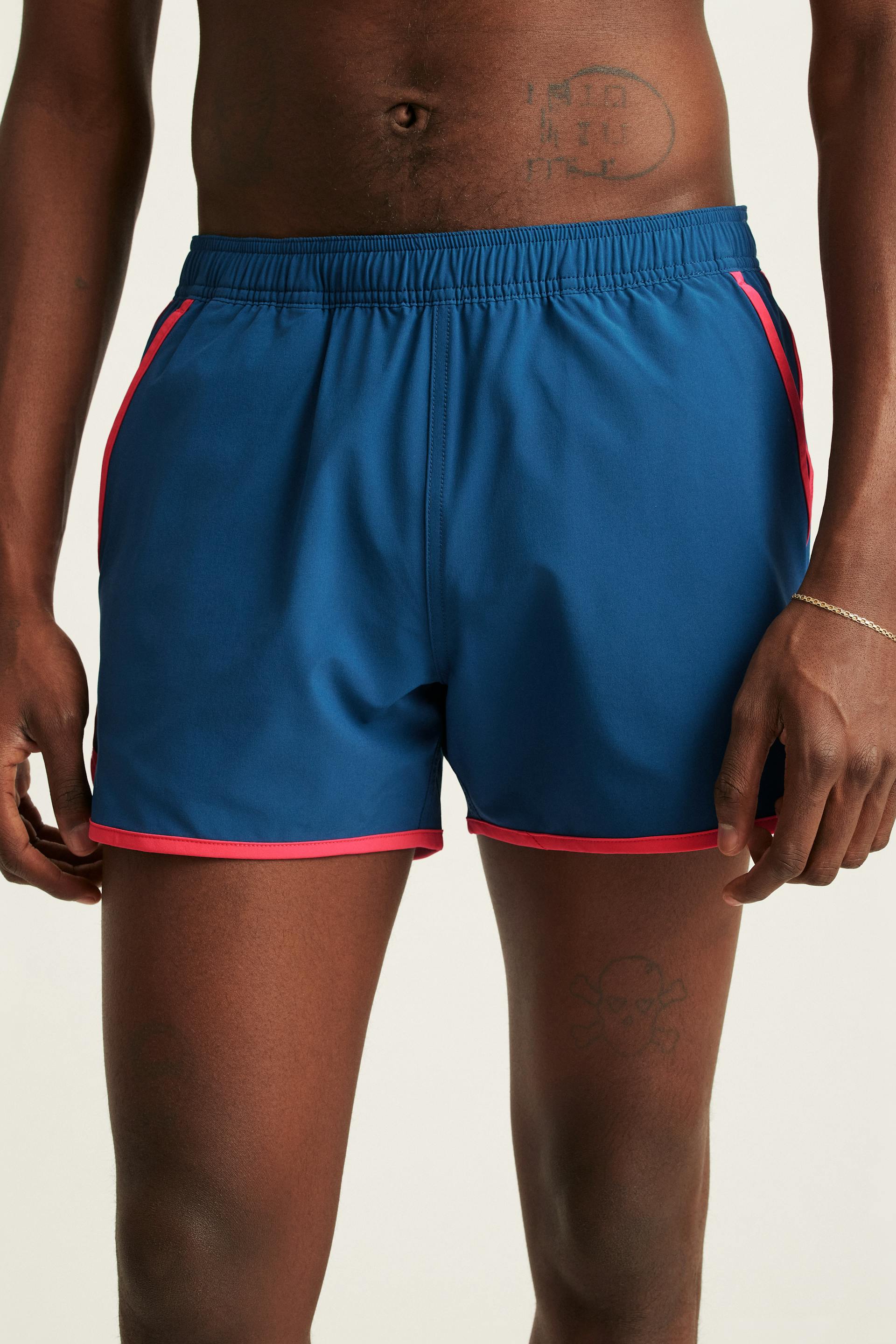 Throwback Swim Trunks