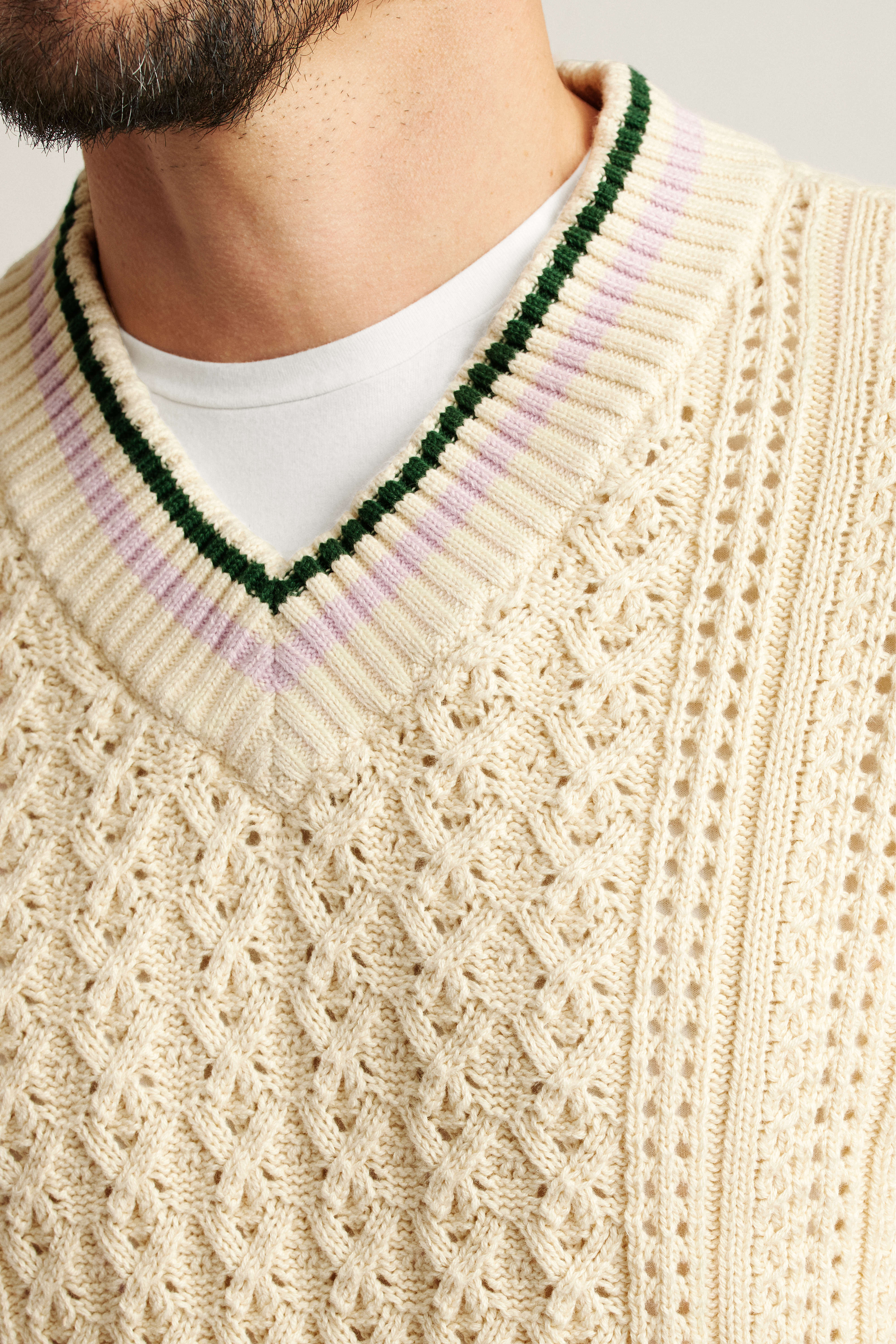 Cotton Cashmere Cricket Sweater