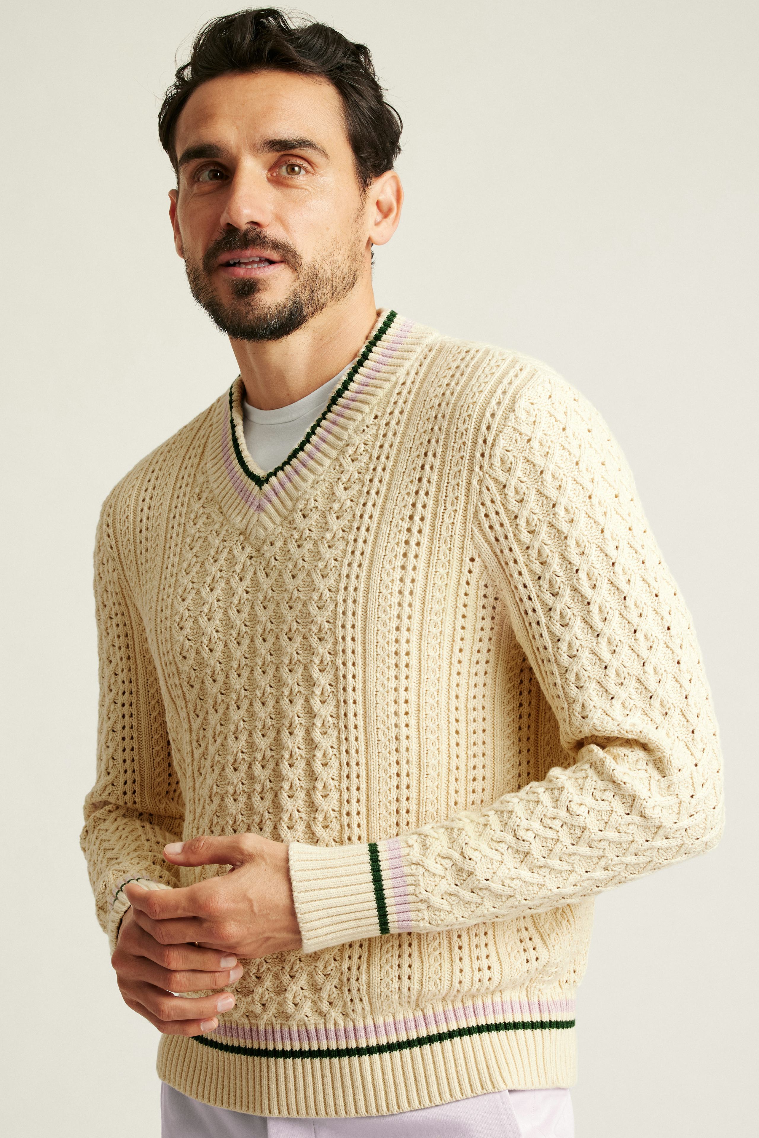 Cotton Cashmere Cricket Sweater