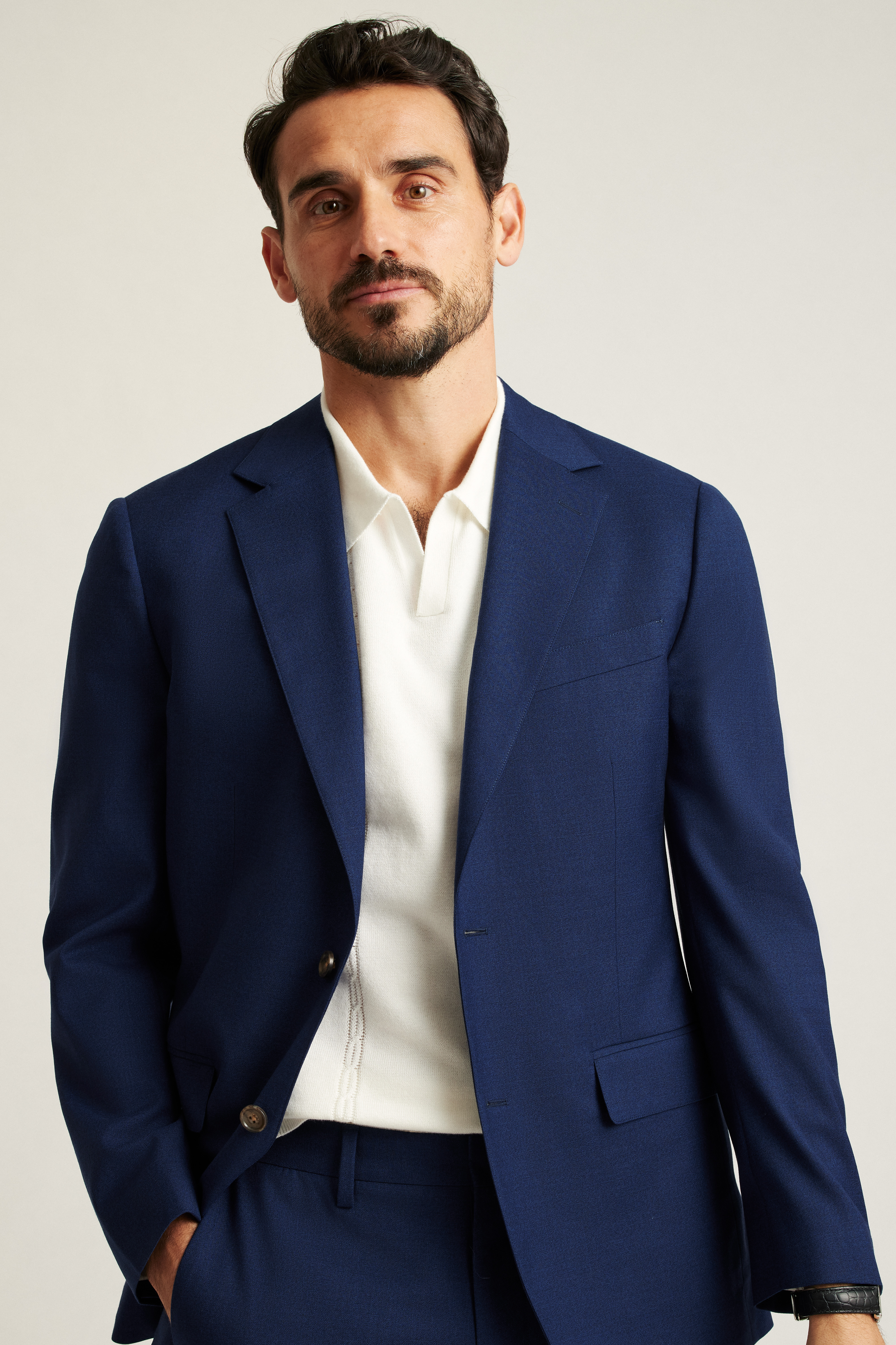 Jetsetter Stretch Italian Wool Suit Jacket