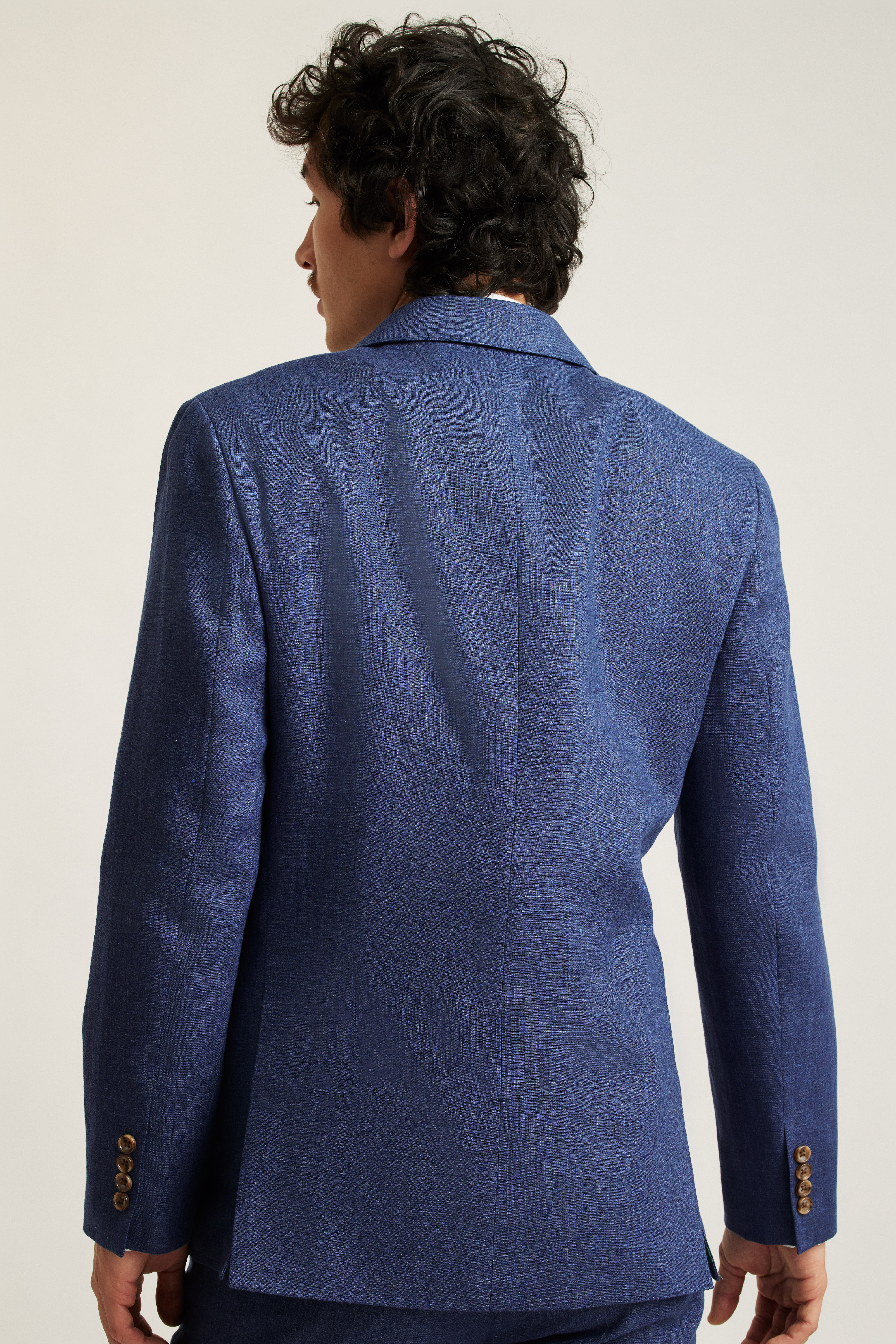 Jetsetter Italian Linen Double Breasted Blazer