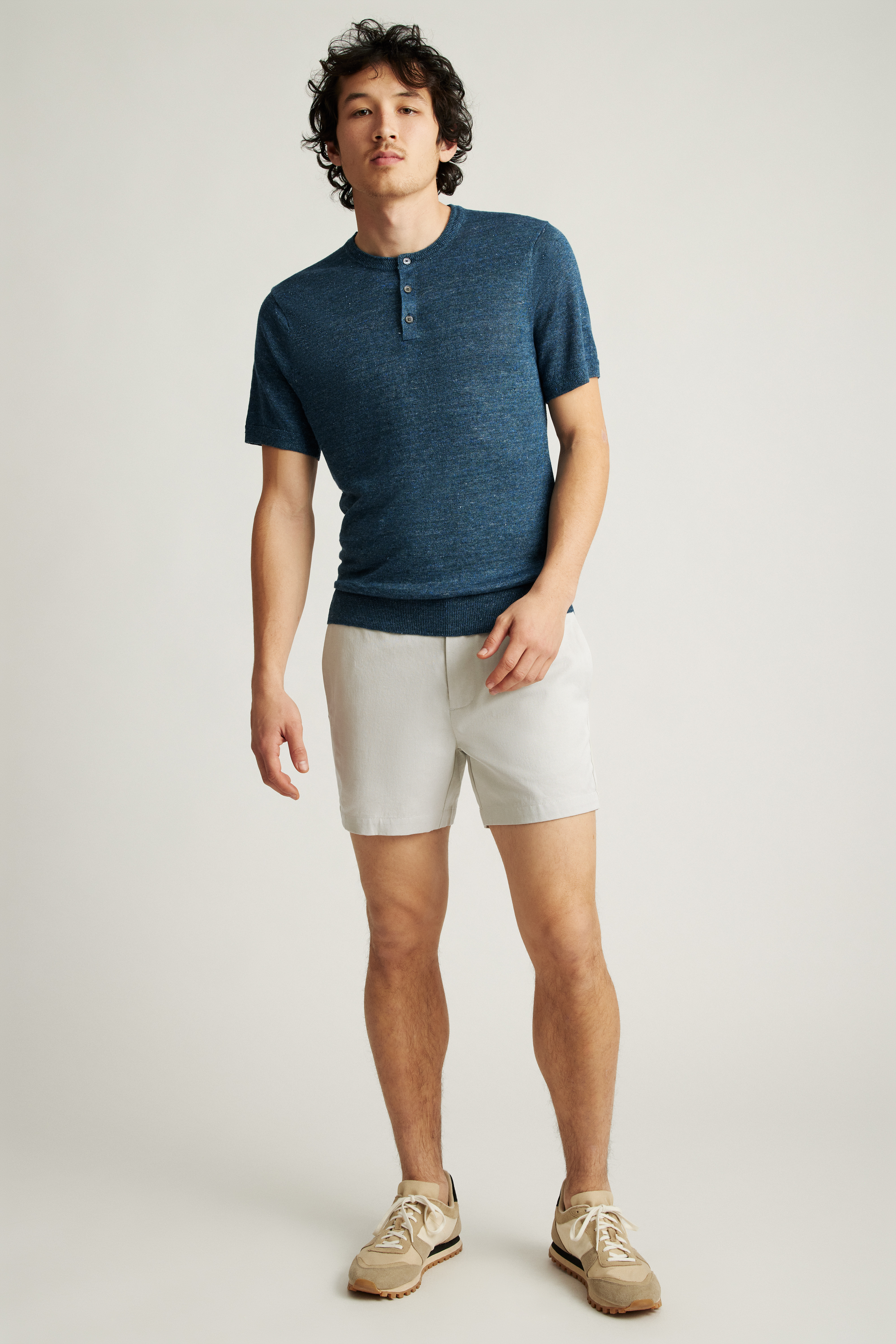 Italian Linen Henley