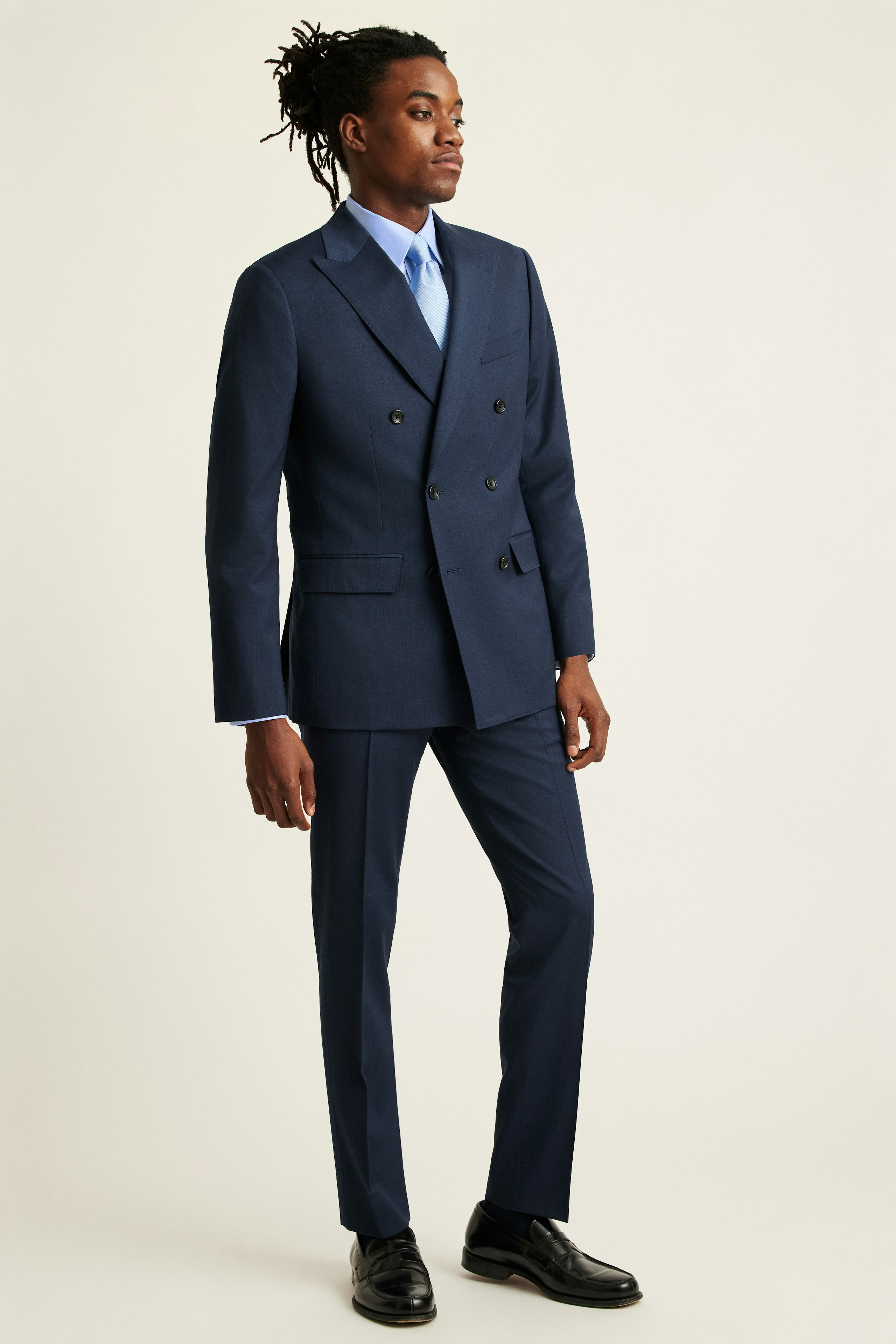 Jetsetter Wool Double Breasted Suit