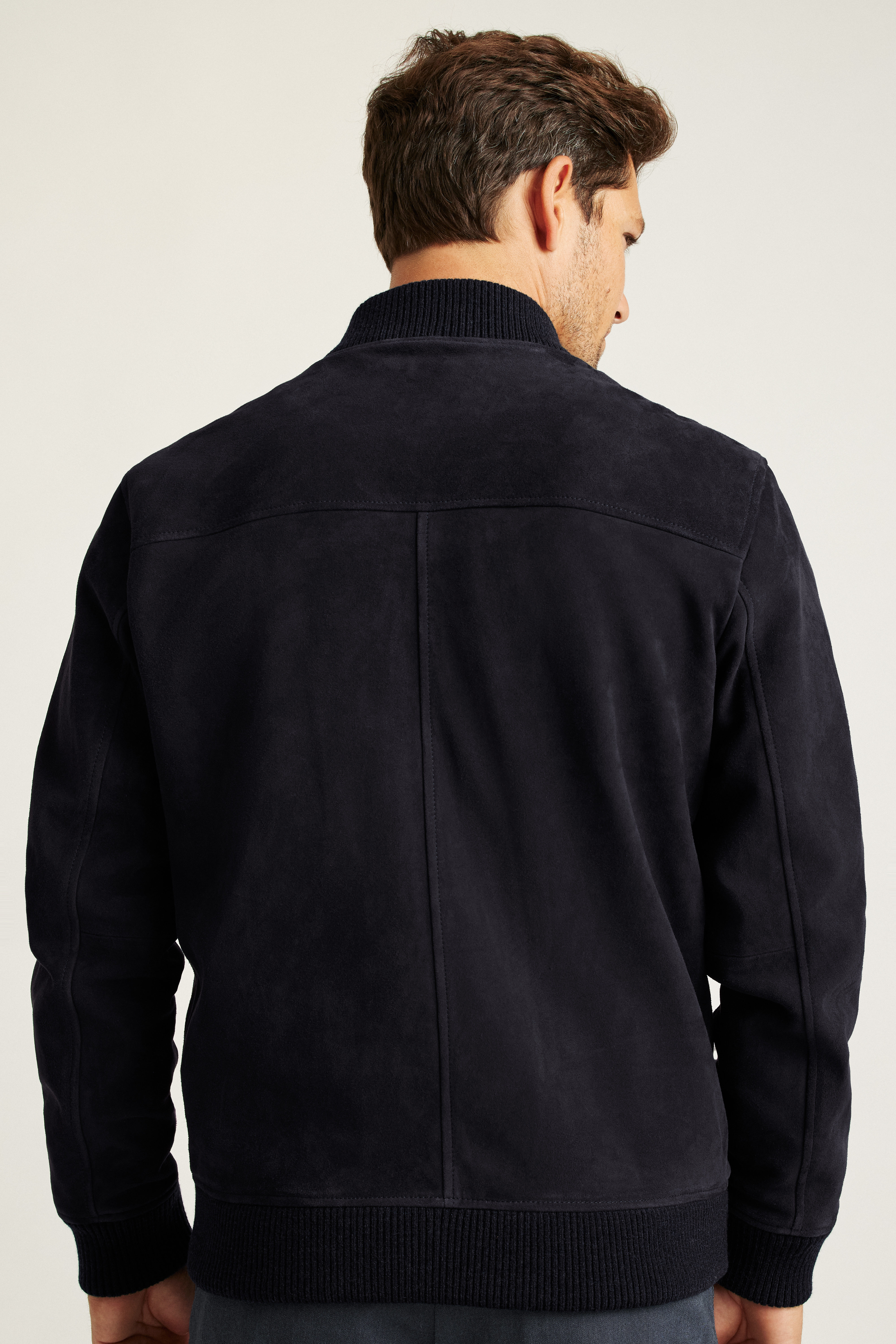 The Suede Bomber Jacket