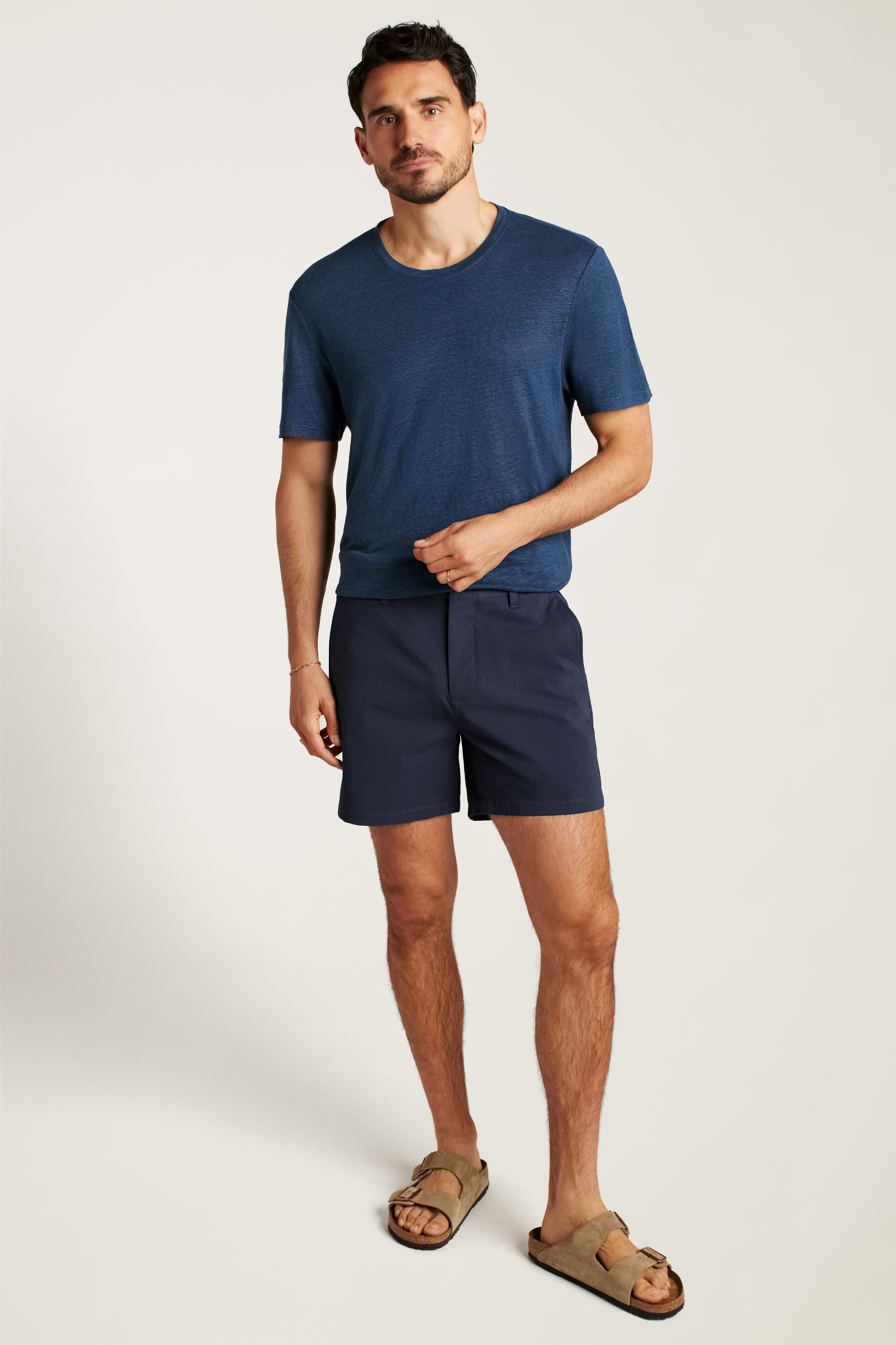 Men's Linen Crew Neck T Shirt | Bonobos