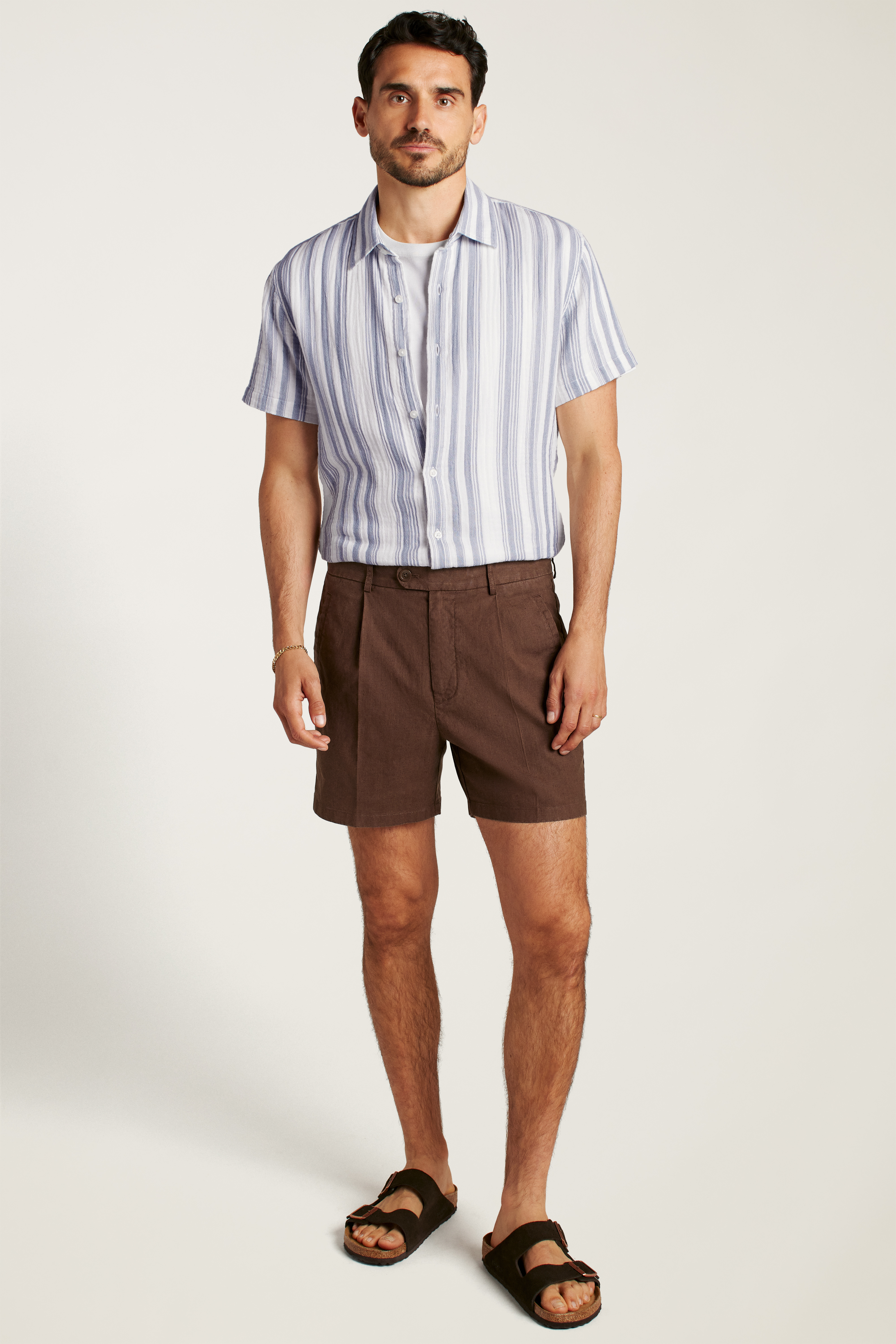 Coastal Linen Shorts for Men