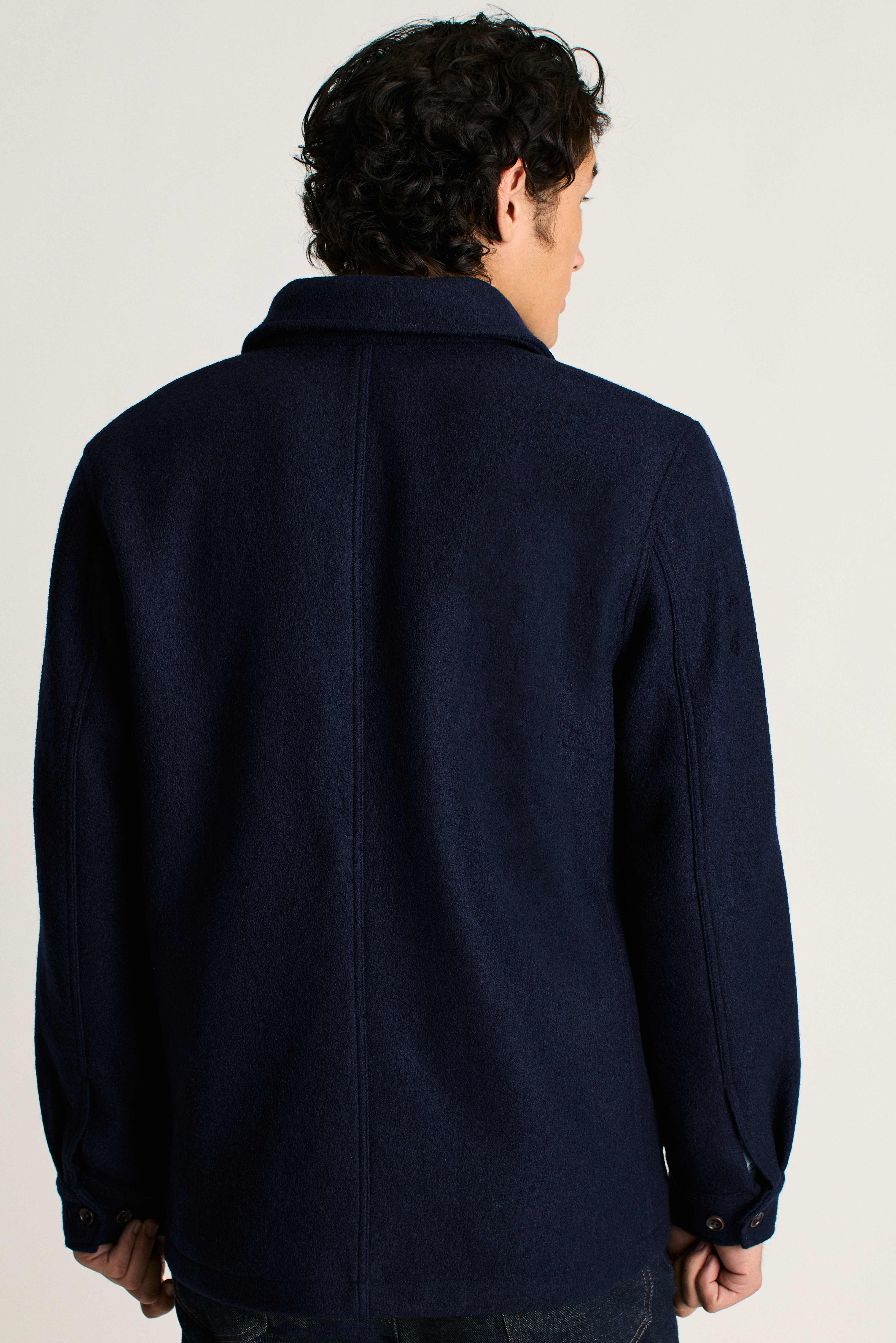 Italian Brushed Wool Chore Jacket