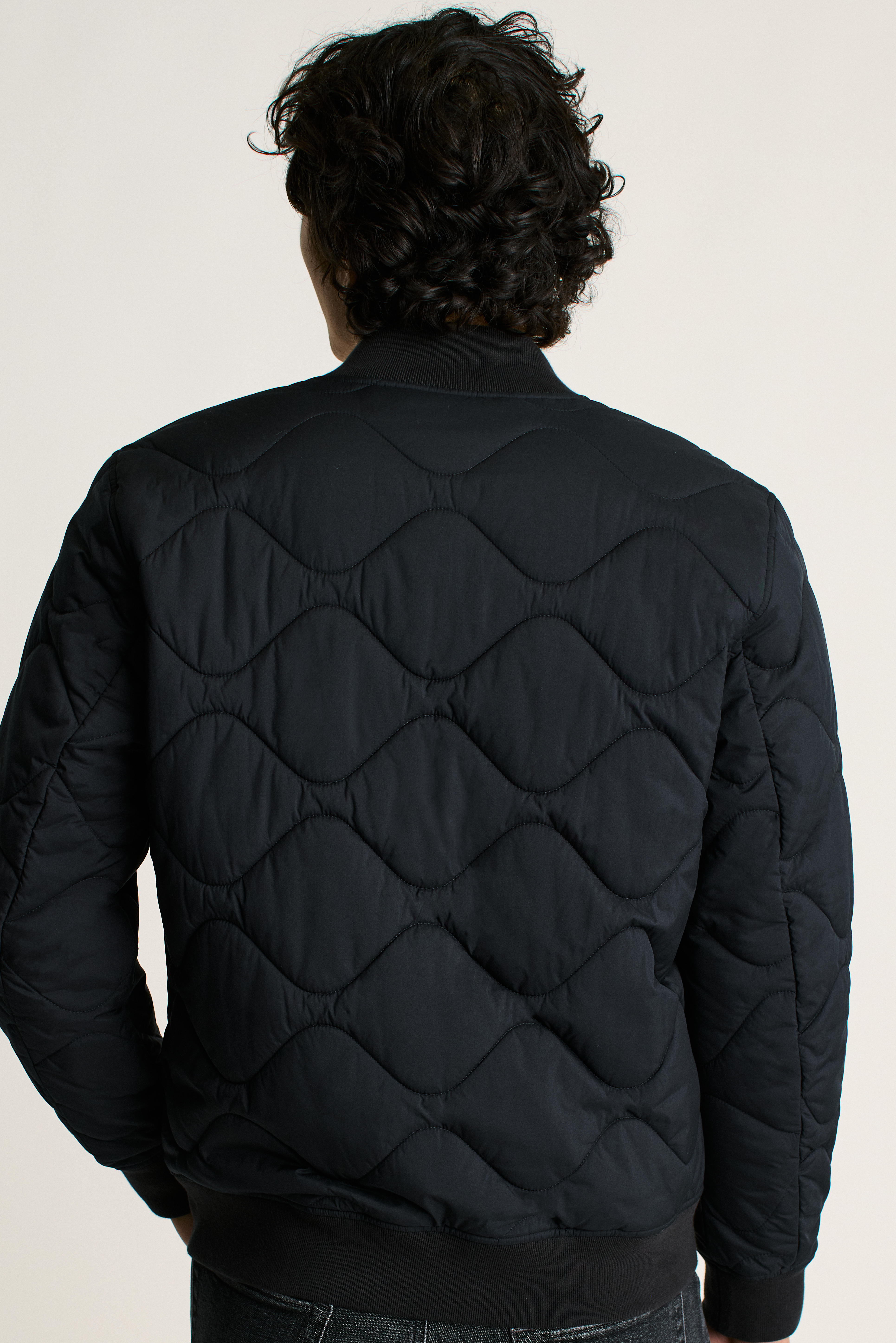 The Quilted Nylon Bomber