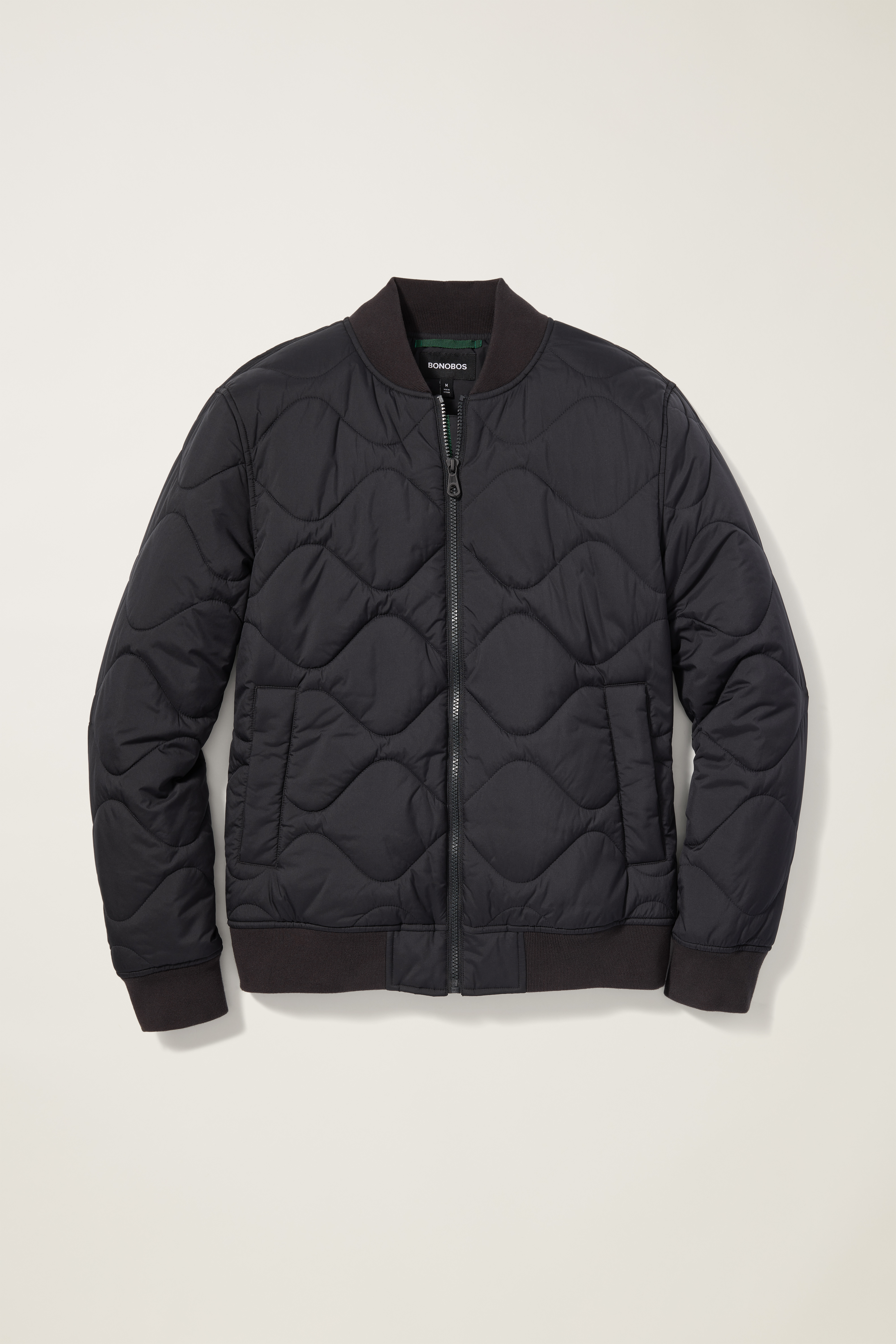 The Quilted Nylon Bomber