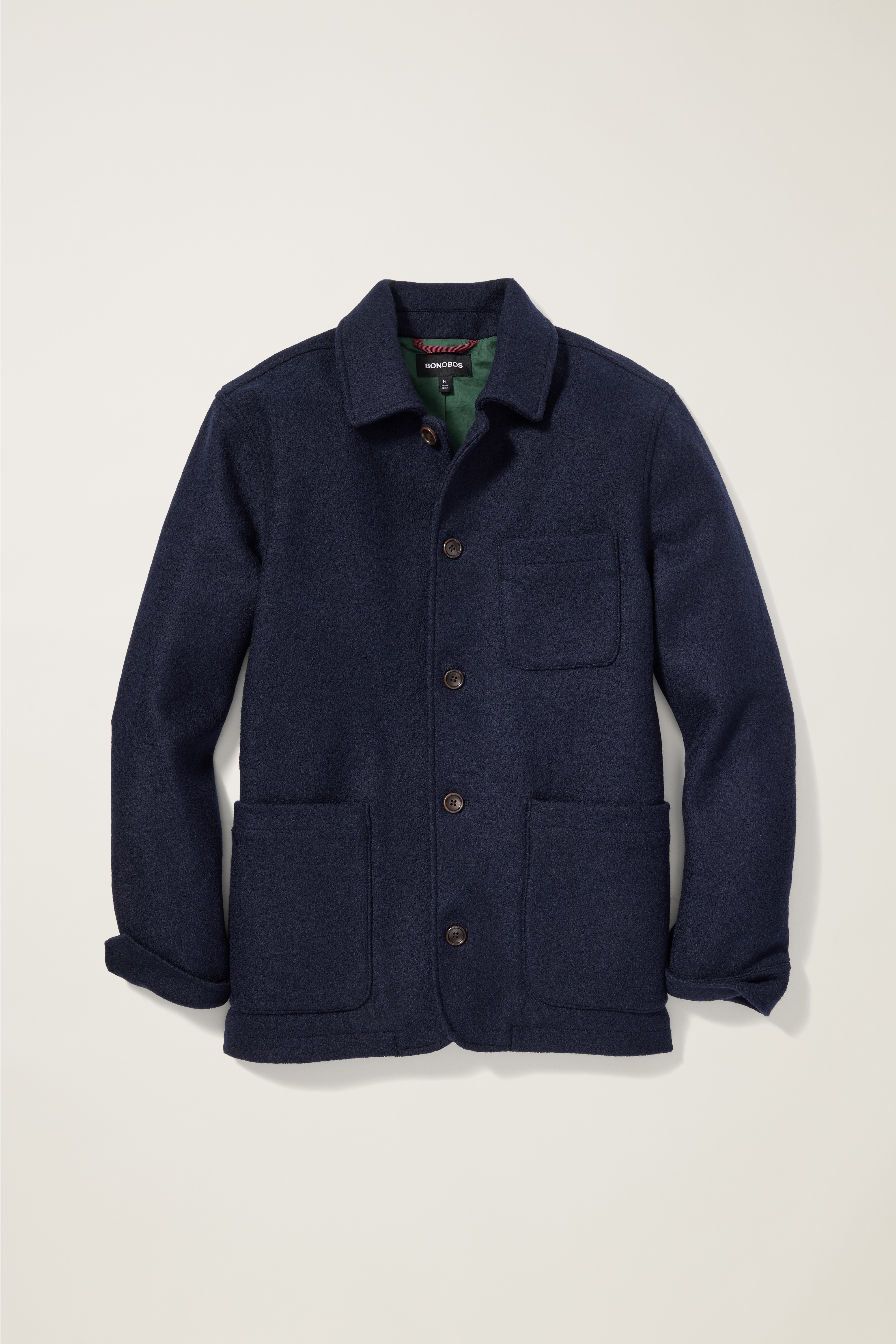 Italian Brushed Wool Chore Jacket