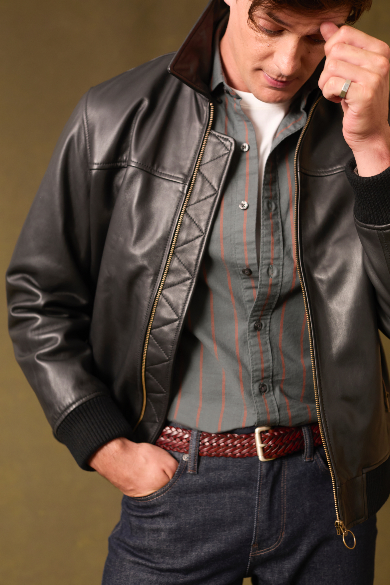 The Bowery Leather Bomber