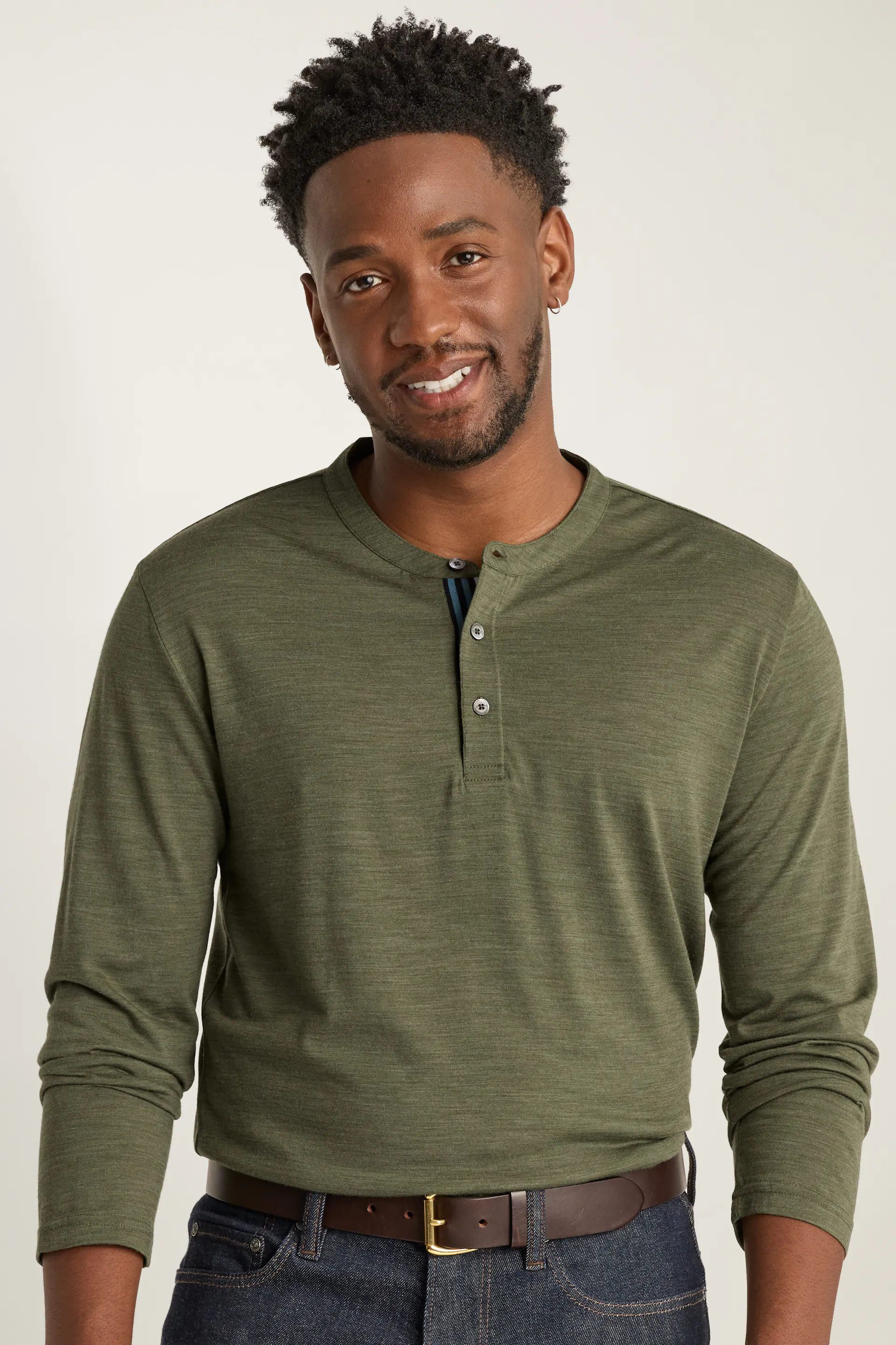 Performance Merino Long Sleeve Henley