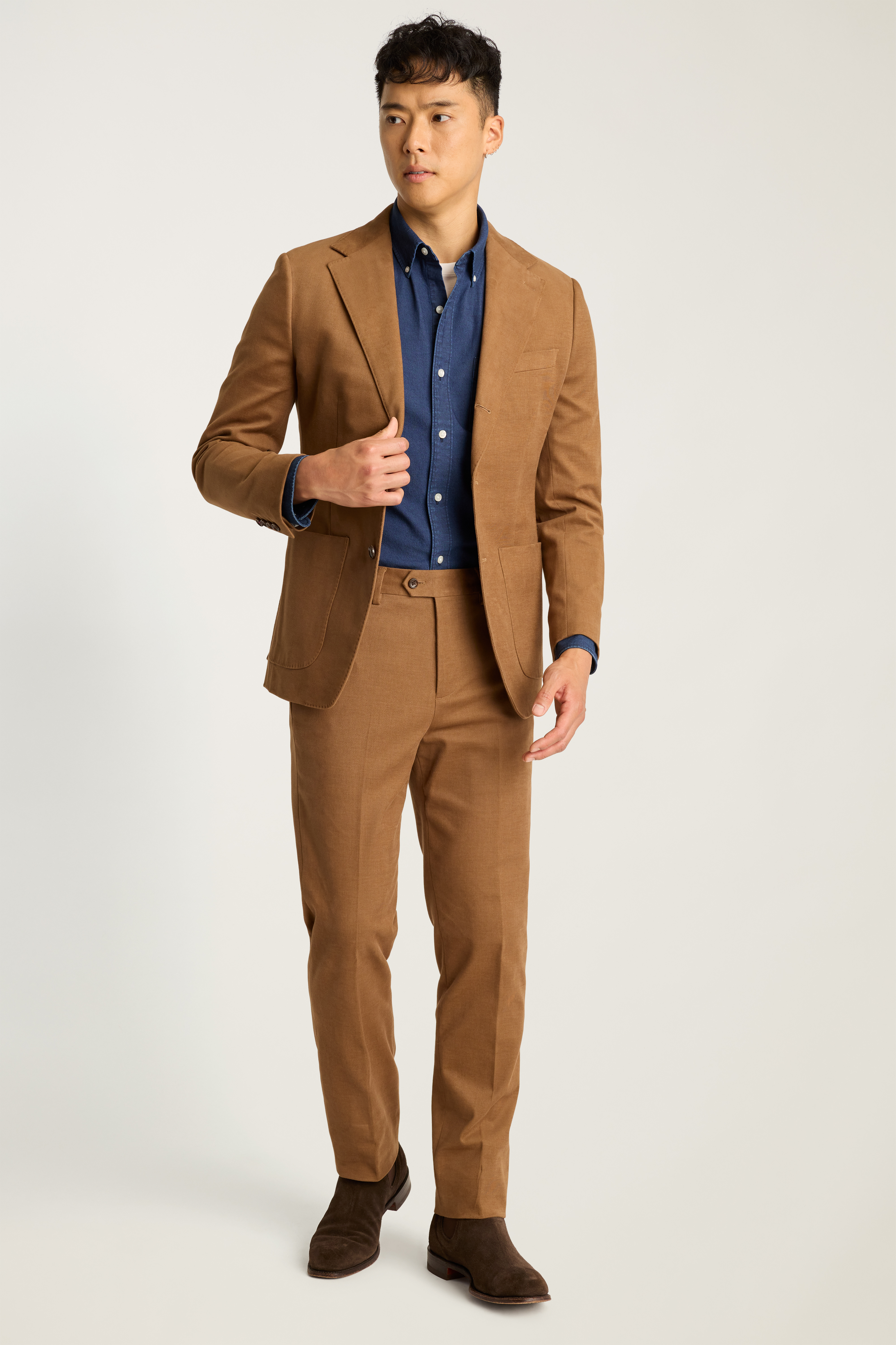 Jetsetter Italian Brushed Cotton Suit