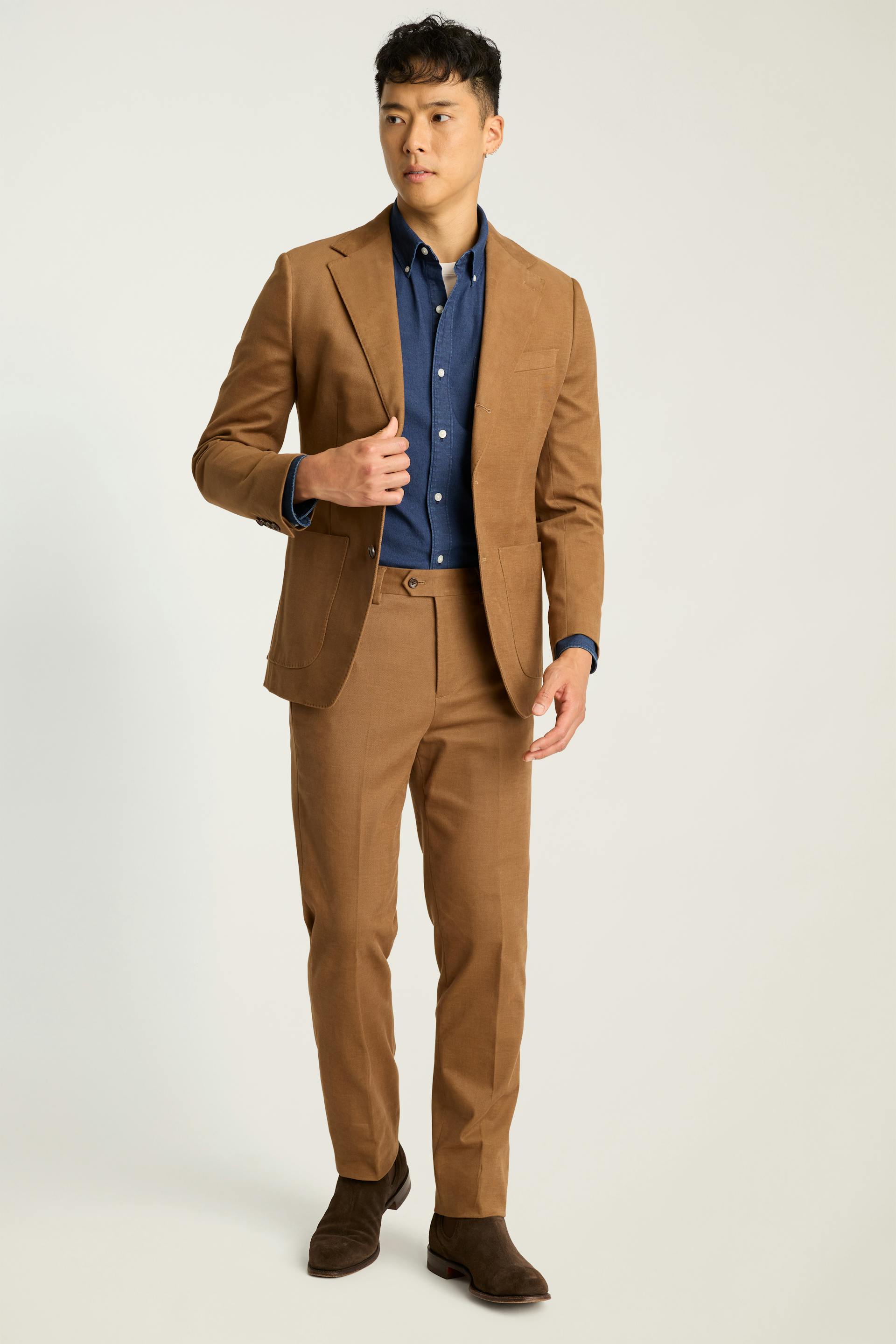 Jetsetter Italian Brushed Cotton Suit