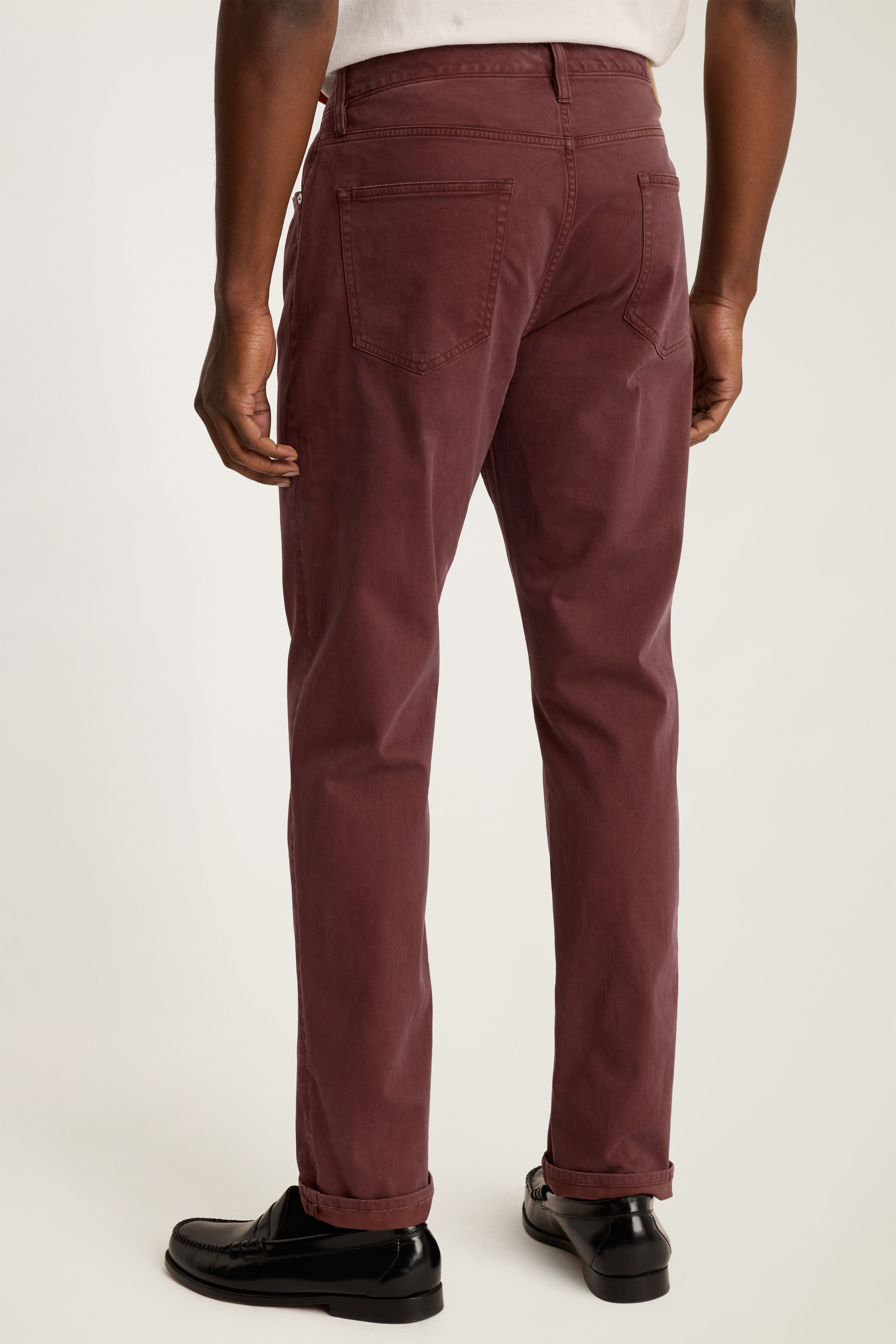 Italian Brushed 5-Pocket Pants