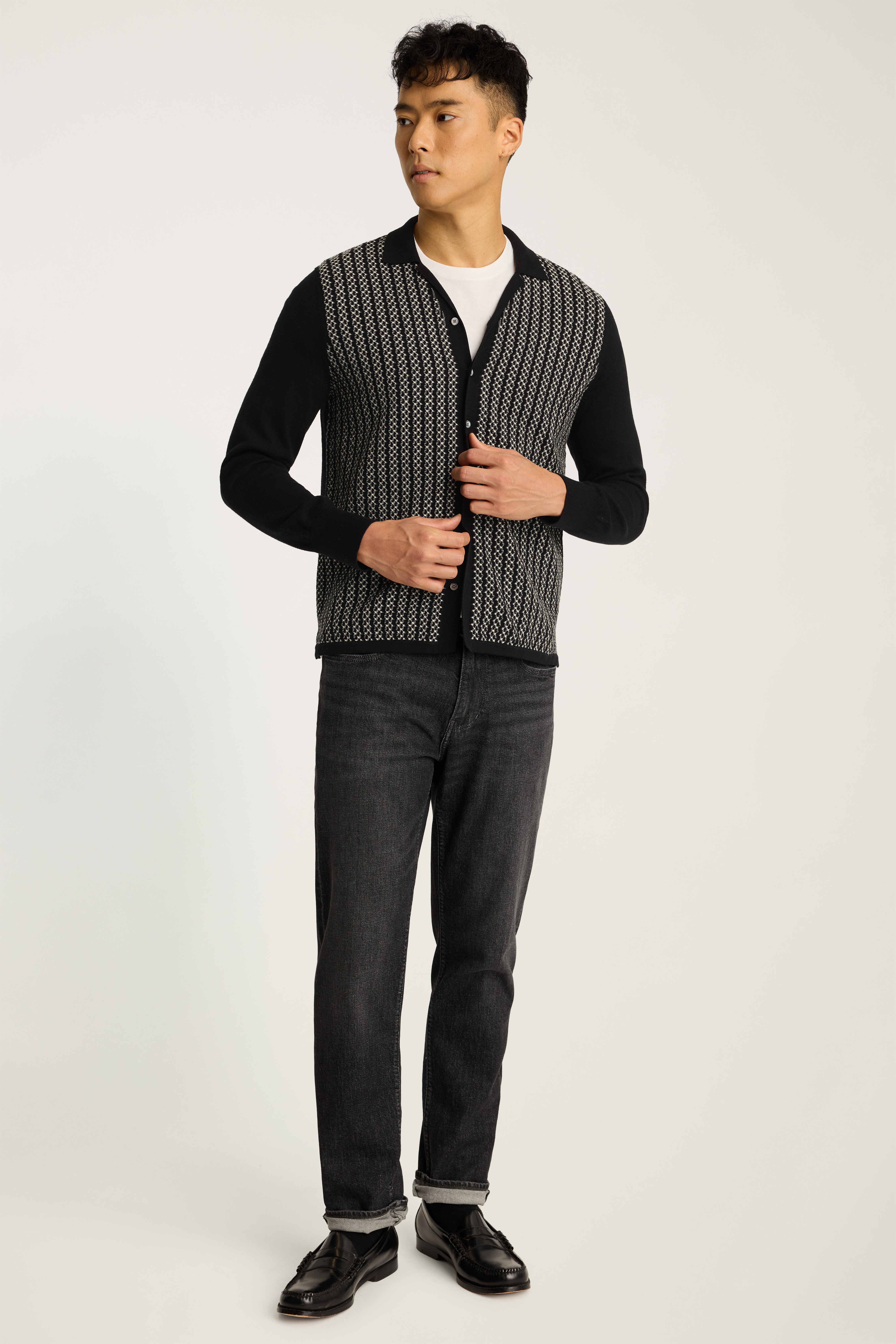 Hudson Long Sleeve Sweater Polo