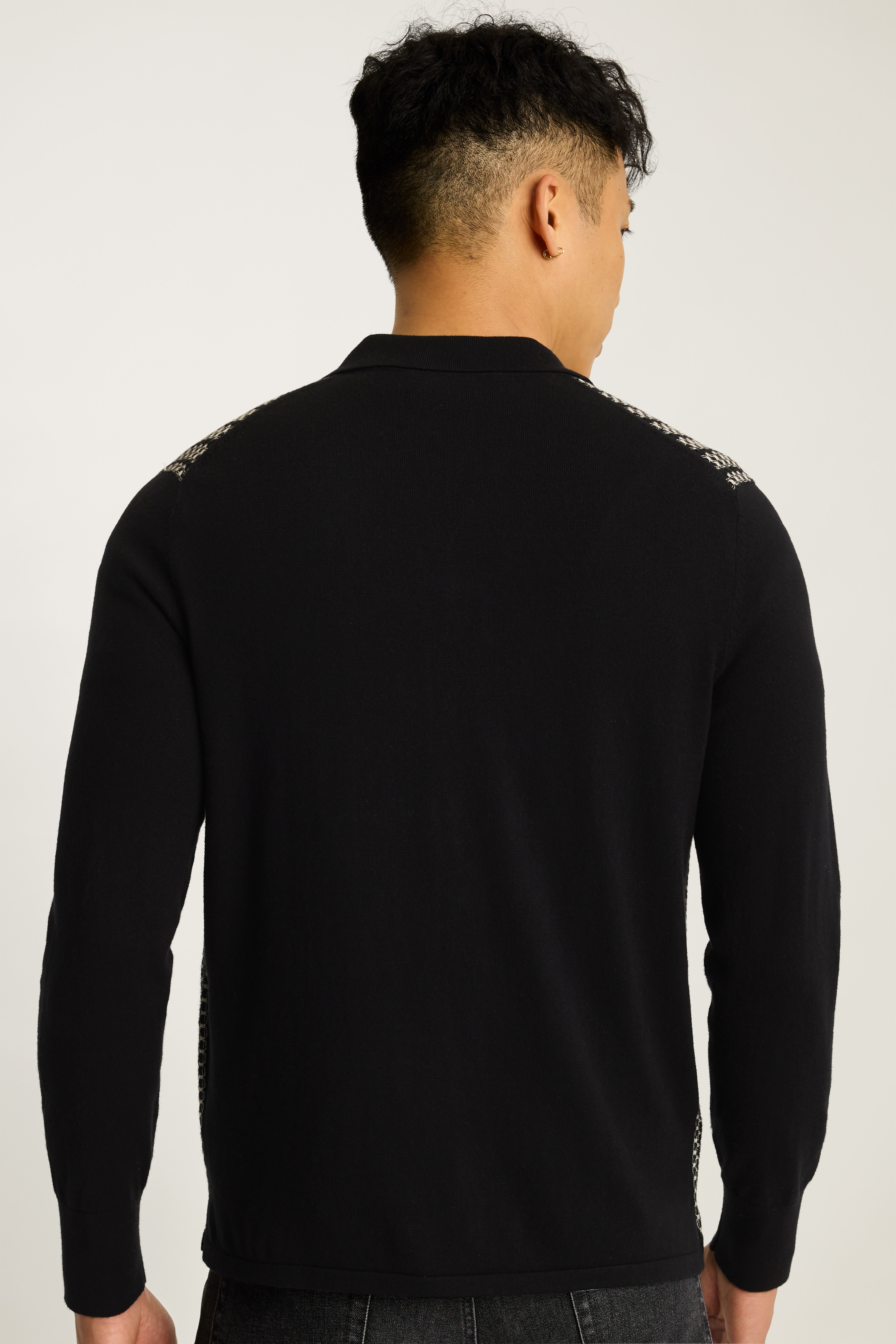 Hudson Long Sleeve Sweater Polo