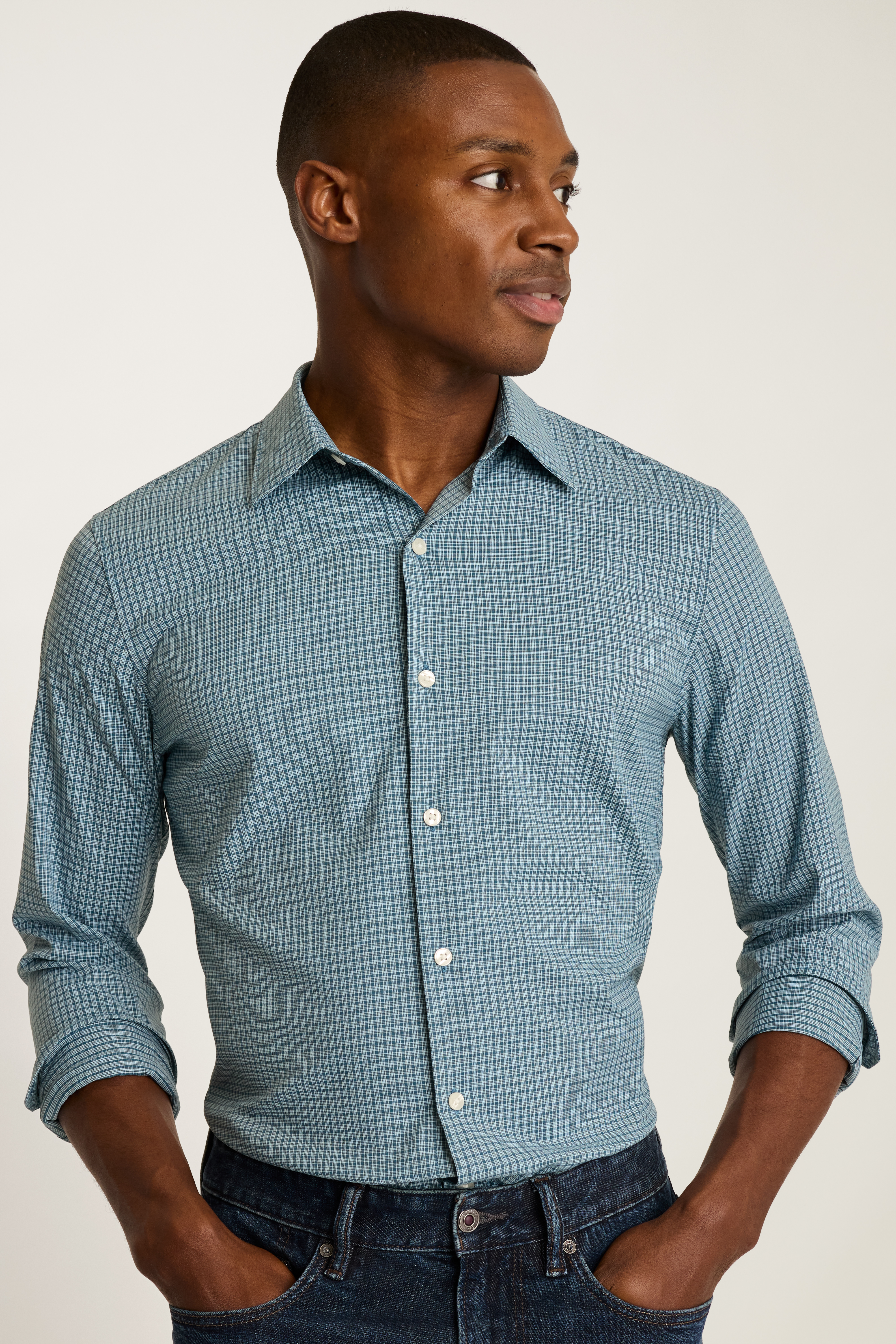 Tech Button Down Shirt